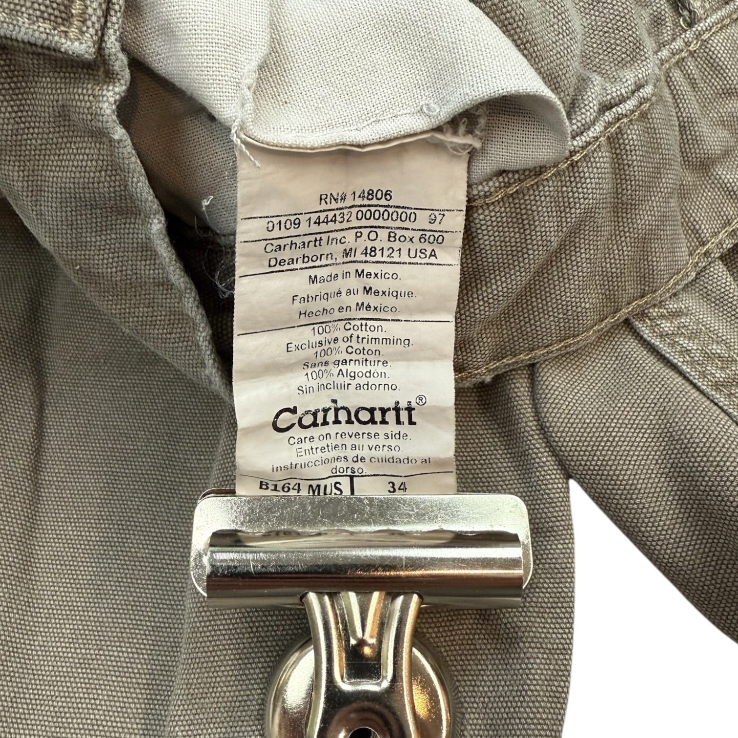 Vintage Carhartt Cargo Shorts Mushroom