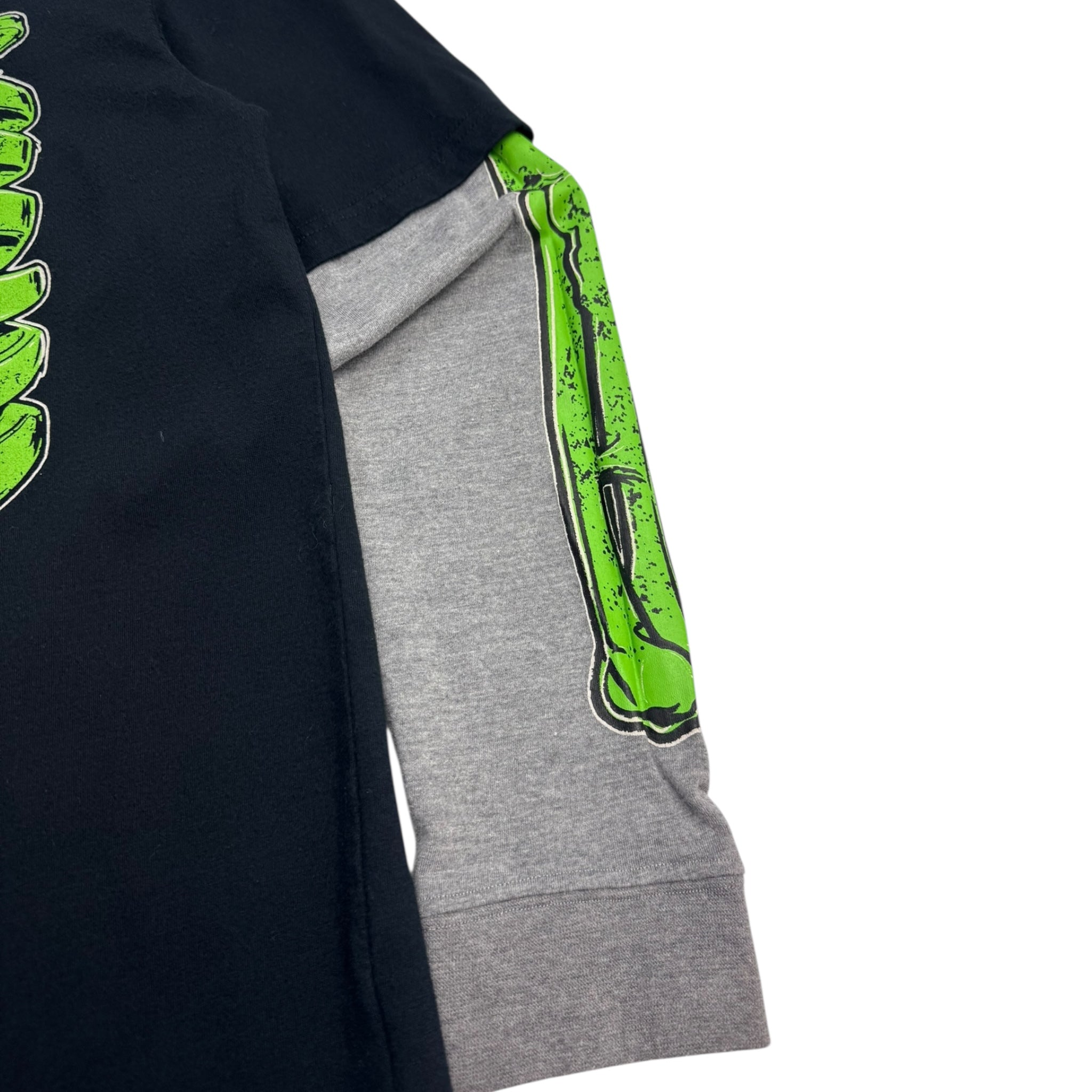 Y2K Metal Mulisha Skeleton Body Longsleeve Shirt