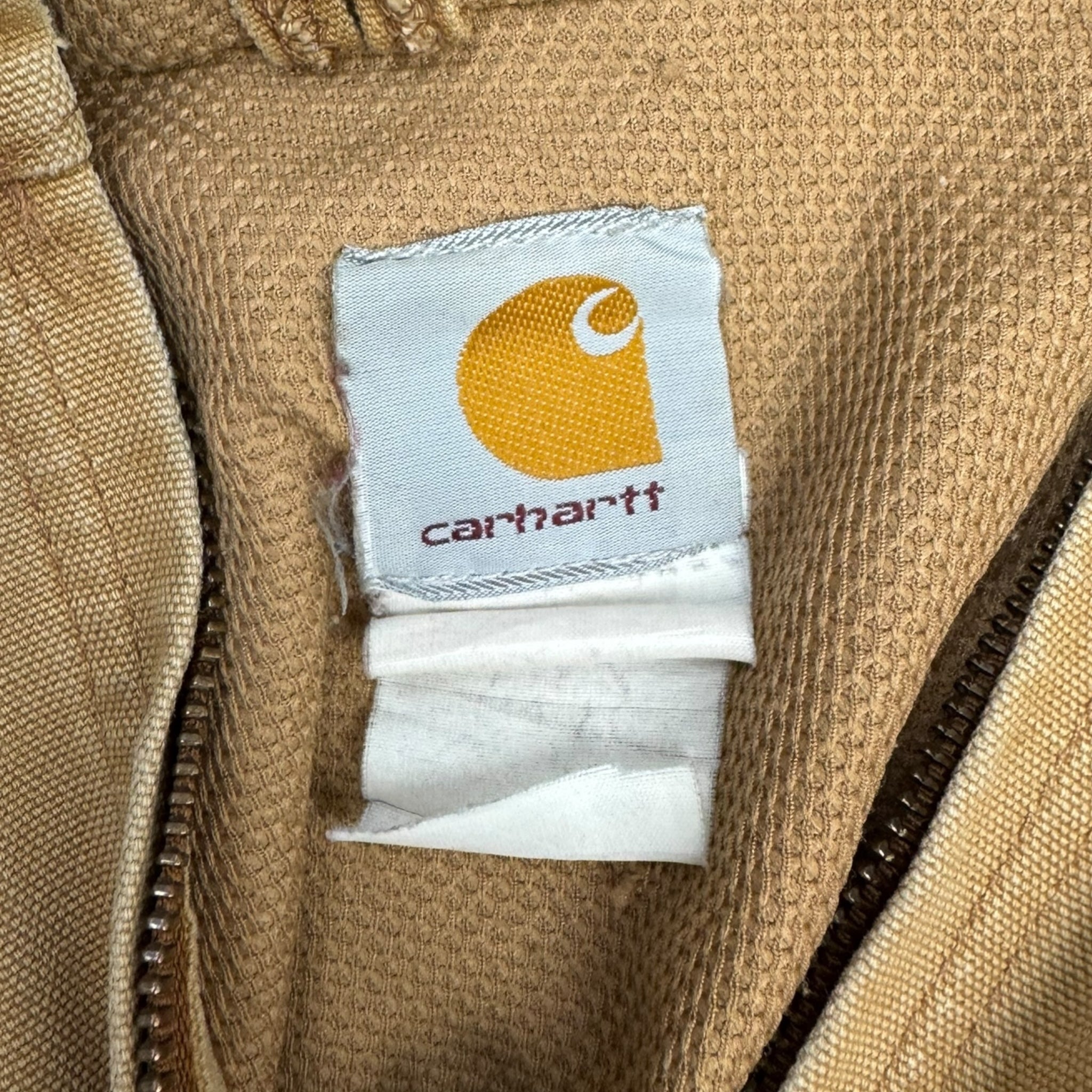 Vintage Carhartt Thermal Active Jacket Tan Brown