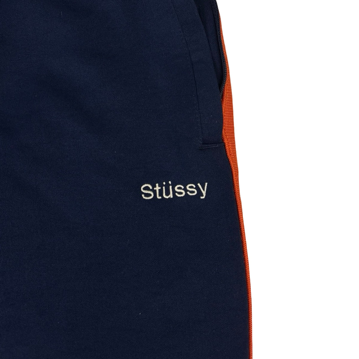 Stussy Poly Track Pant Navy/Orange