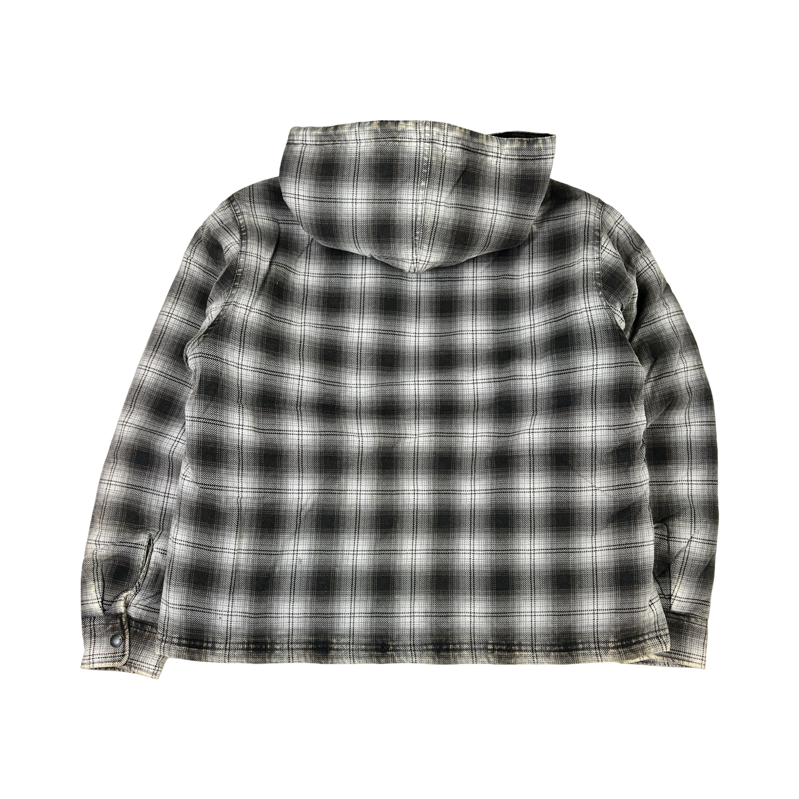 Stüssy Zip Hooded Plaid Shirt