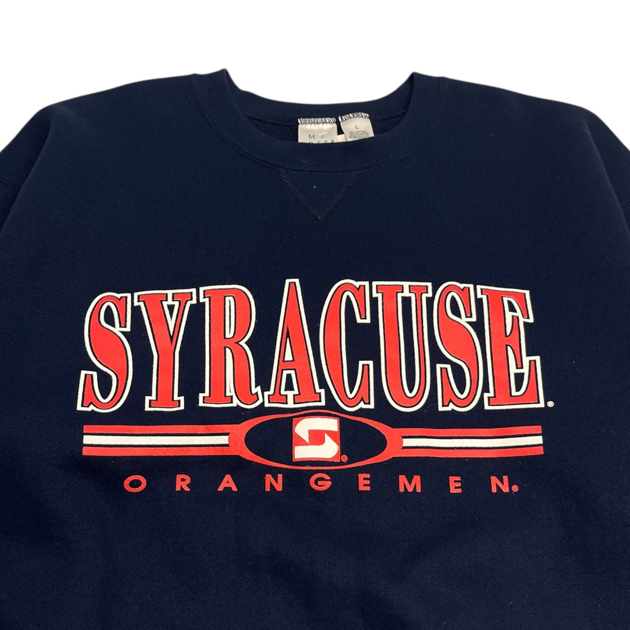 Vintage Syracuse Orangemen Crewneck Navy