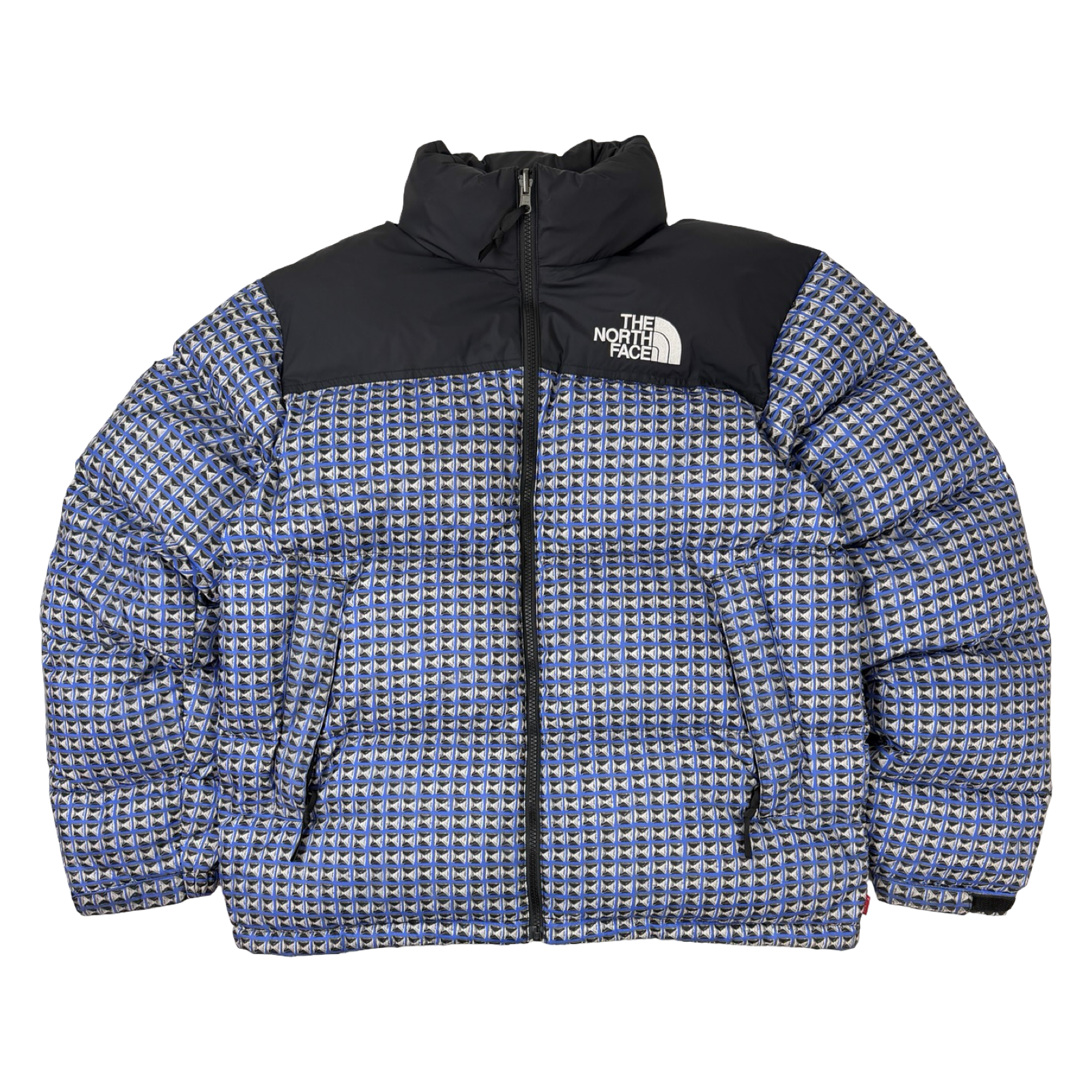 Supreme x The North Face Studded Nuptse Jacket Blue/Black