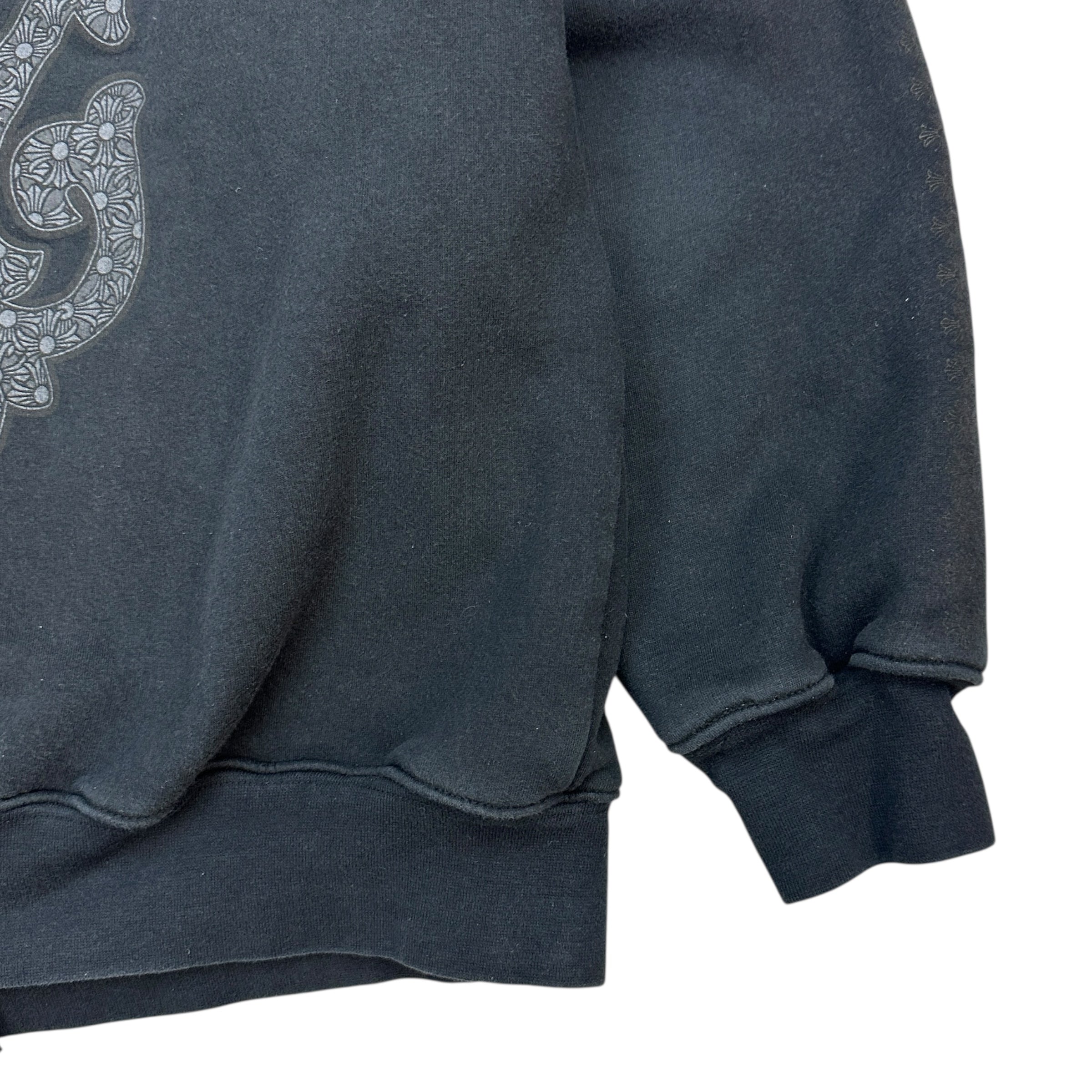 Vintage Chrome Hearts Thermal Lined Zip-Up Dagger Hoodie