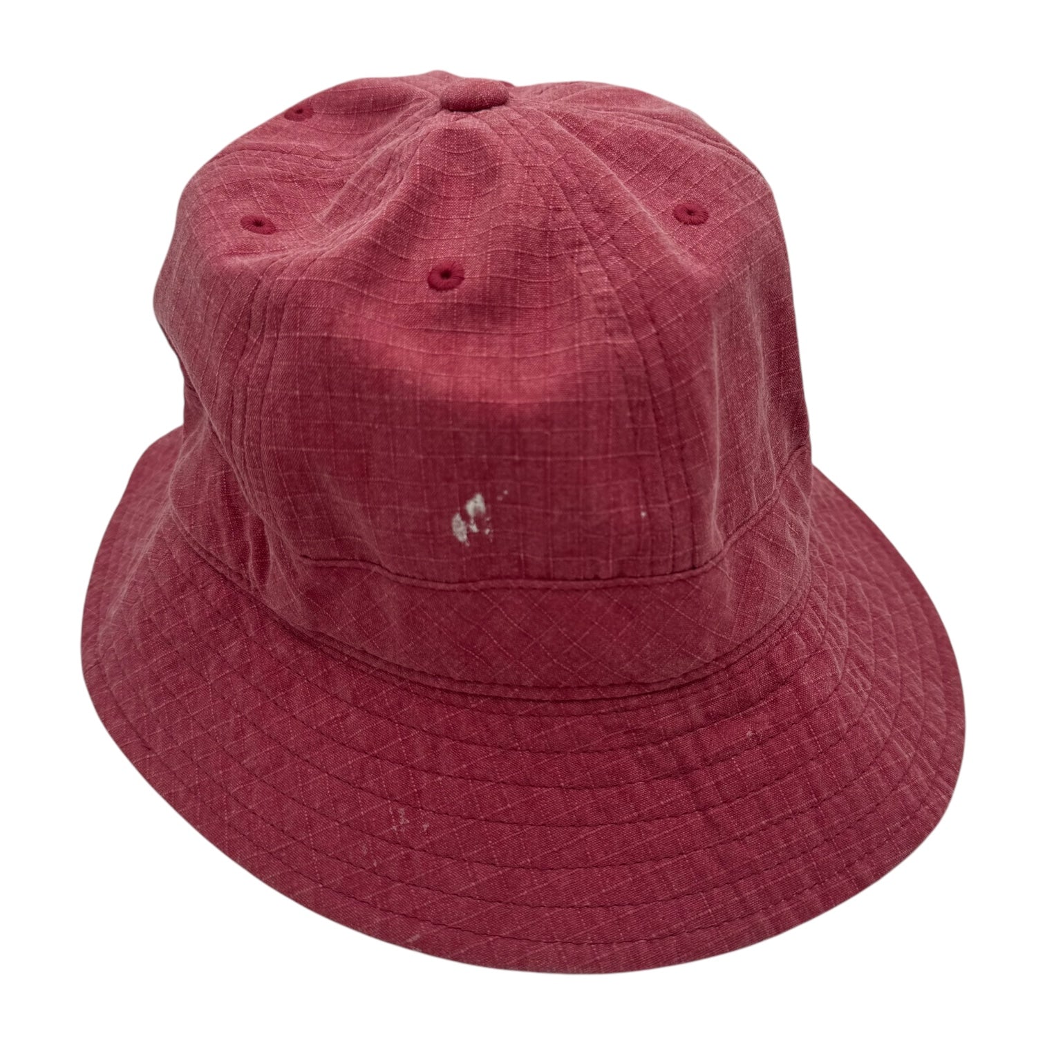 Stussy Ripstop Bell Bucket Hat Washed Red
