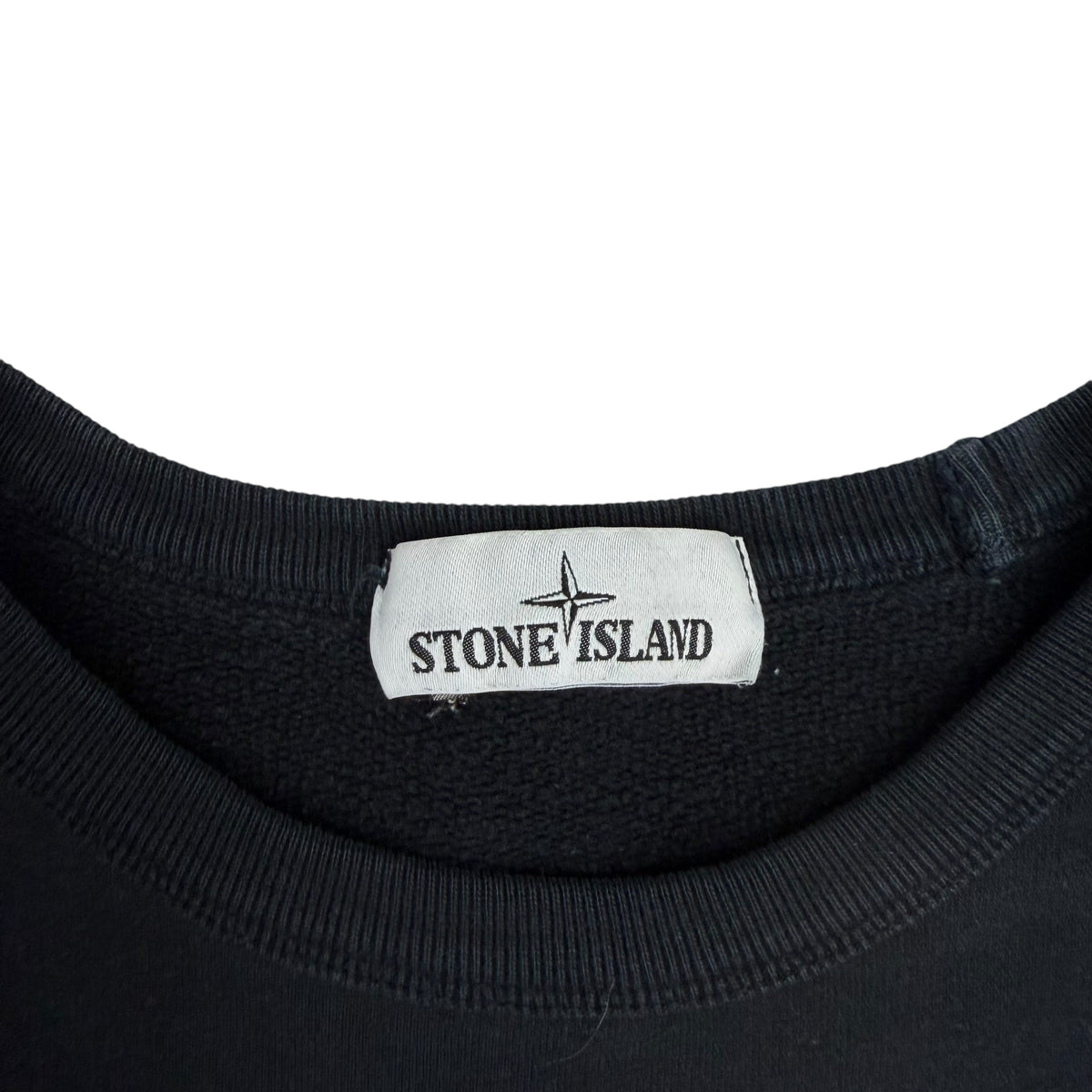 Stone Island Organic Fleece Sweatshirt Black