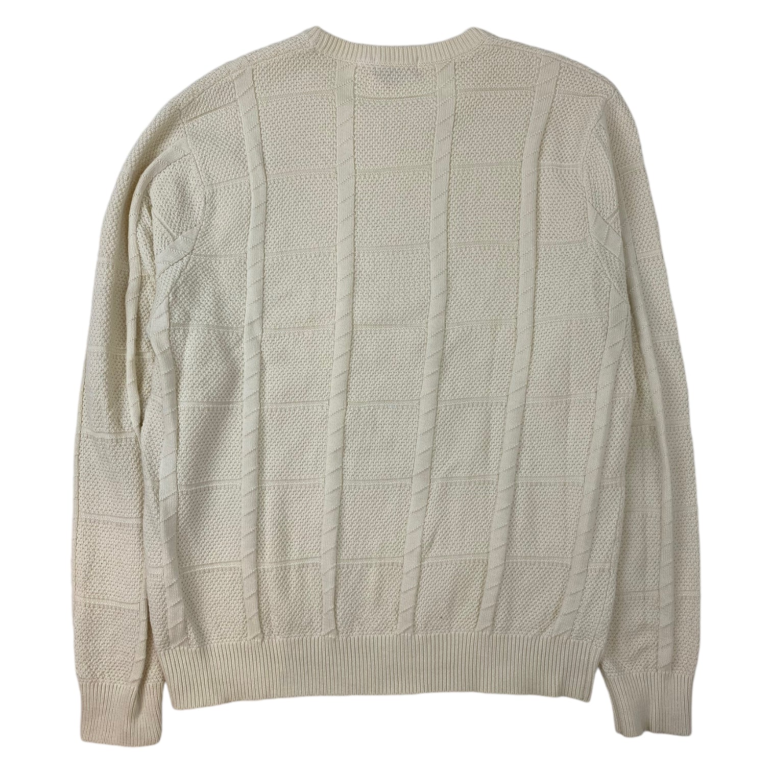 Supreme Jacquard Knit Sweater Cream