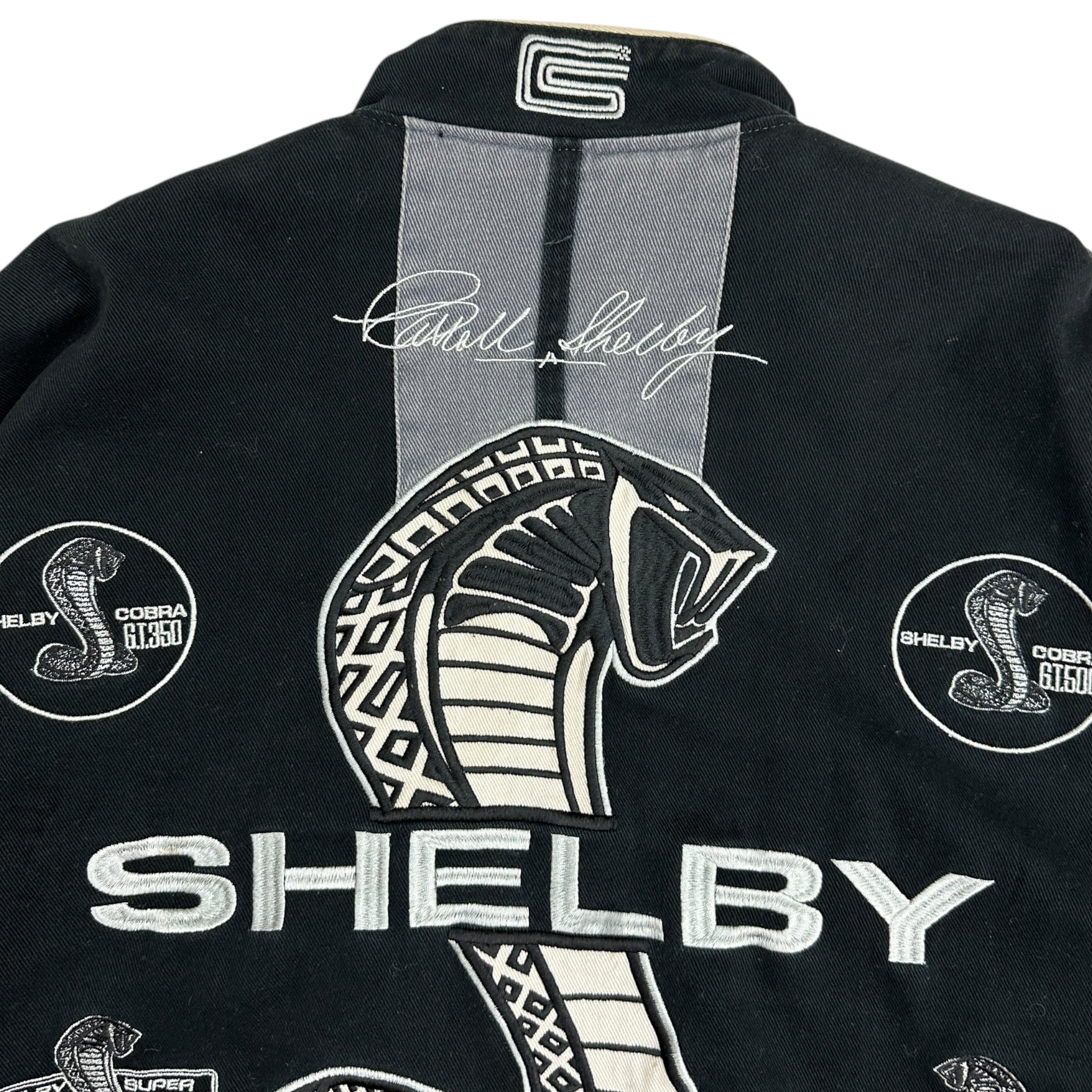 Vintage Ford Racing Caroll Shelby Ford Mustang Racing Jacket Black