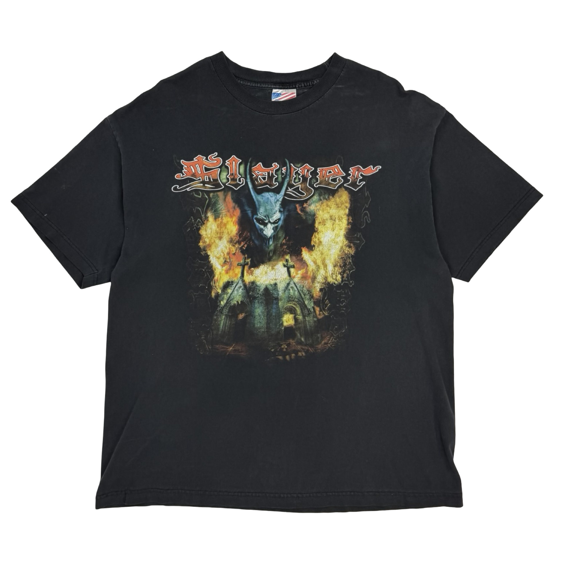 2002 Slayer North America Tour Tee Black