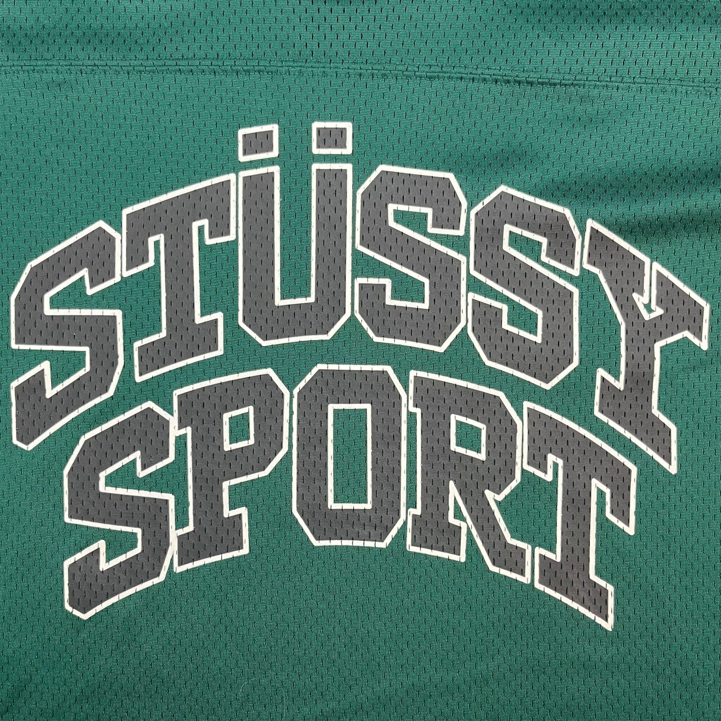 Stussy Sport Mesh Jersey Green