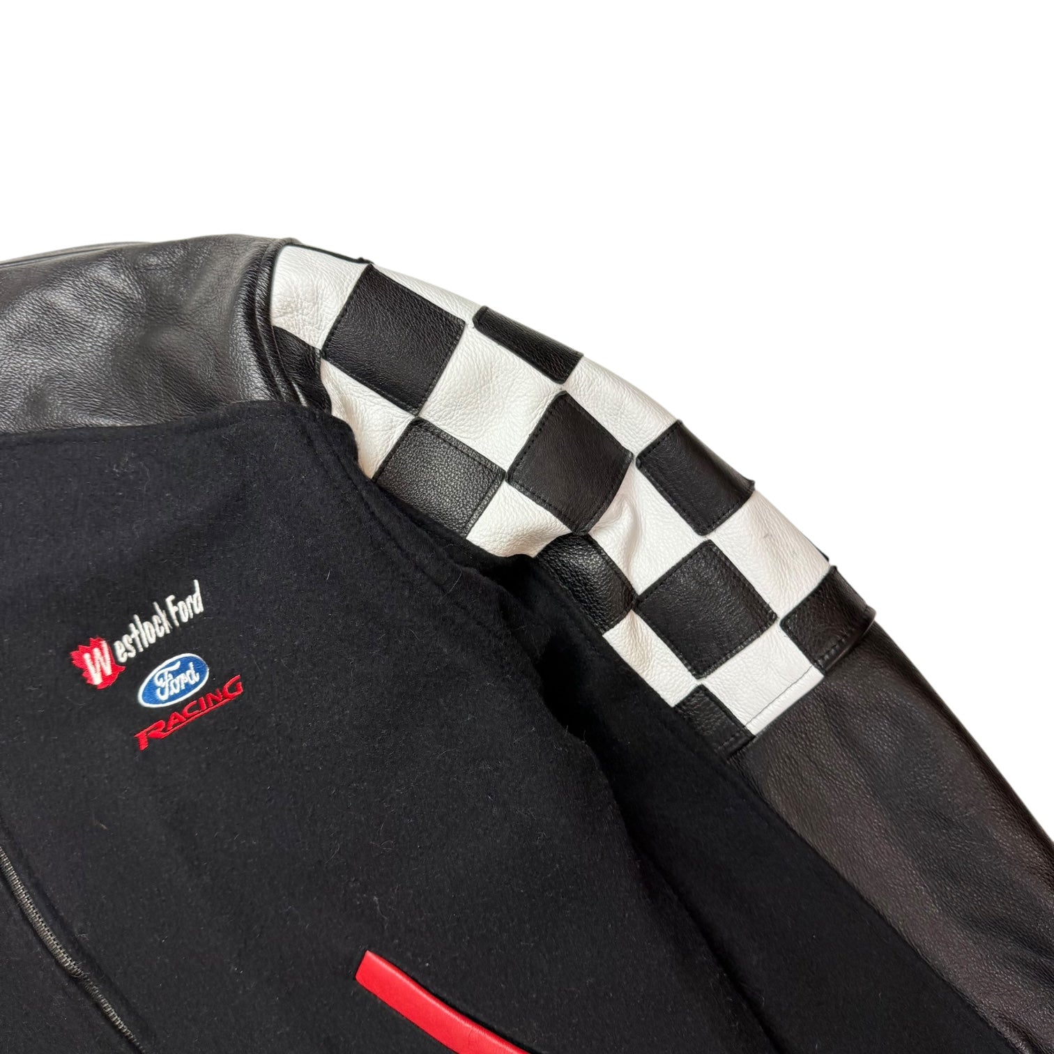 Vintage Ford Racing Bomber Jacket Black