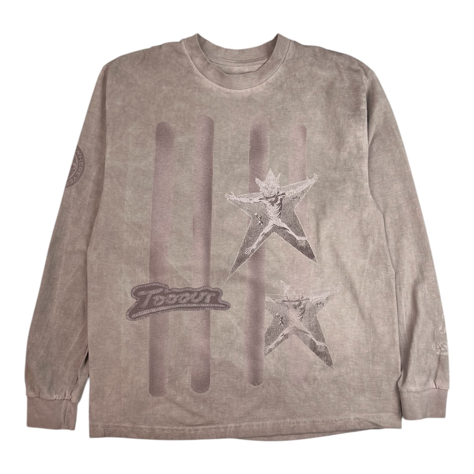 Travis Scott Utopia Longsleeve Tee Taupe