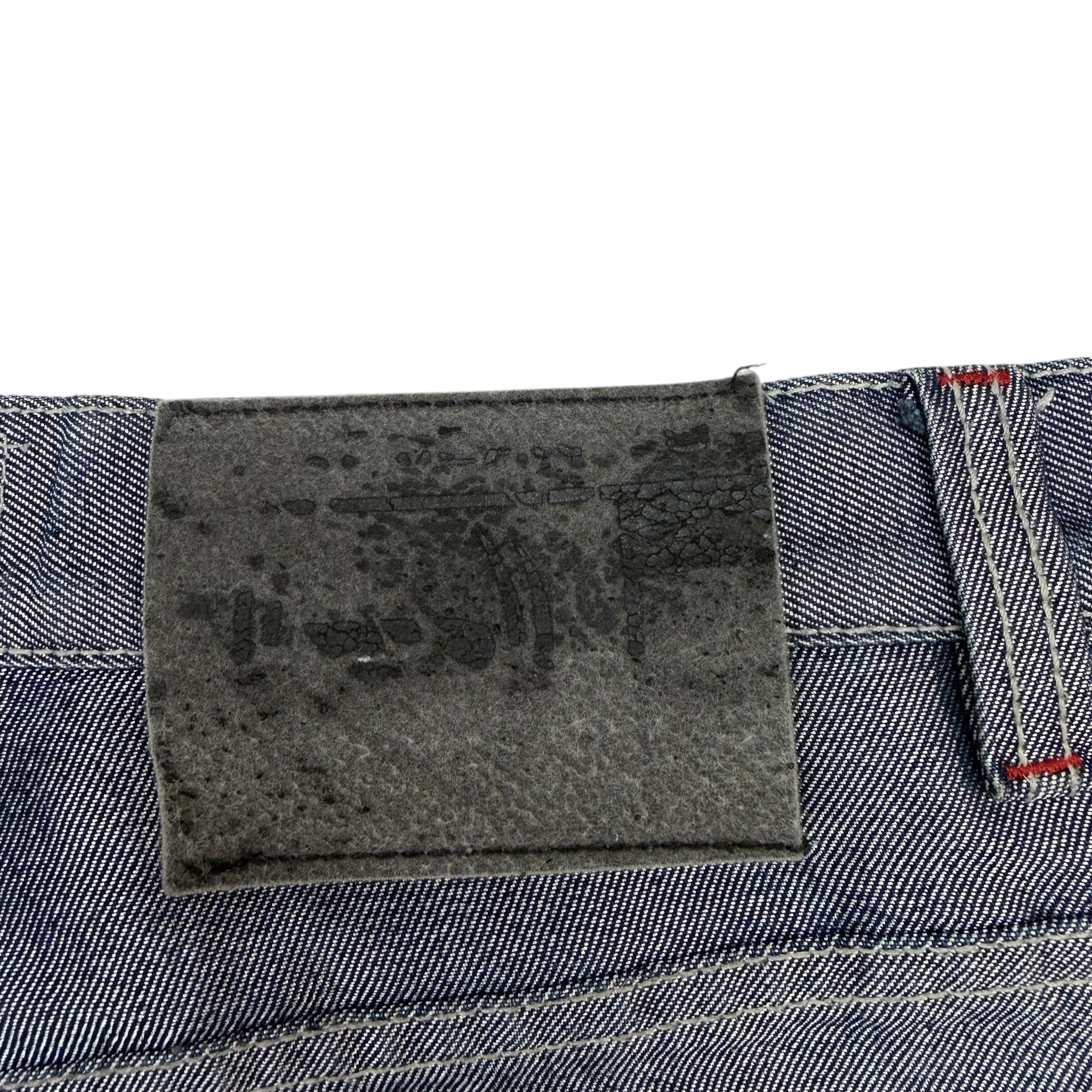 Vintage Phat Farm Glossy Jeans Blue