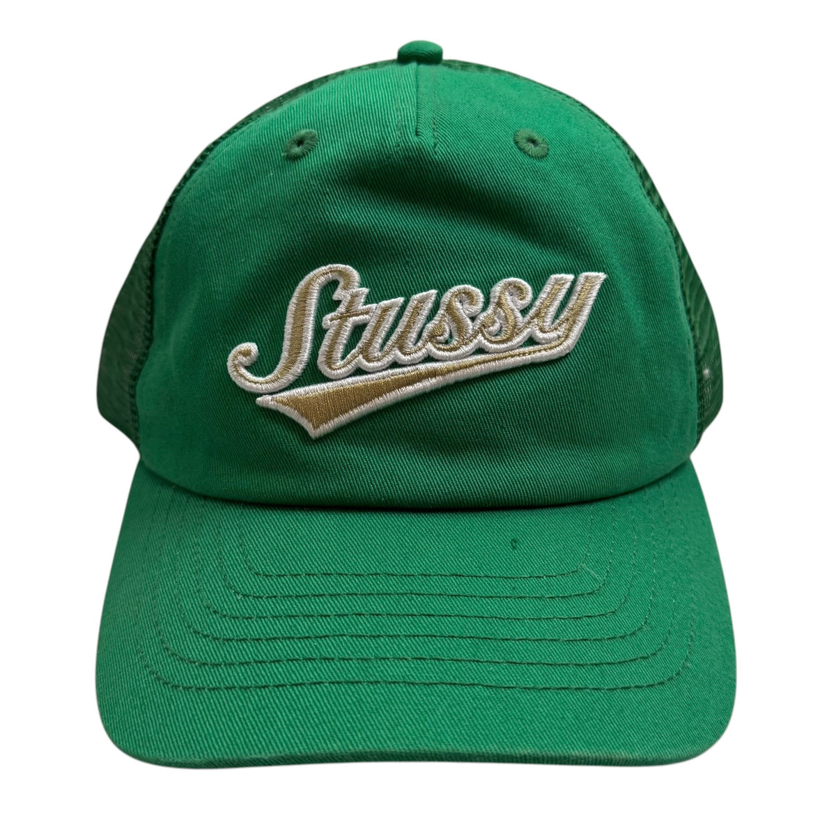 Stussy Low Profile Athletic Trucker Green