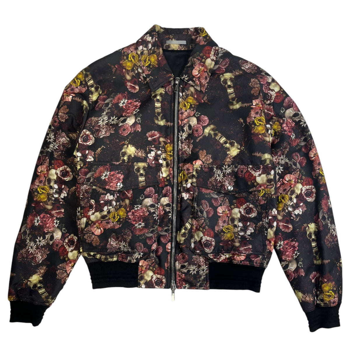 Dior Homme Vanitas Skull & Flower Bomber Jacket
