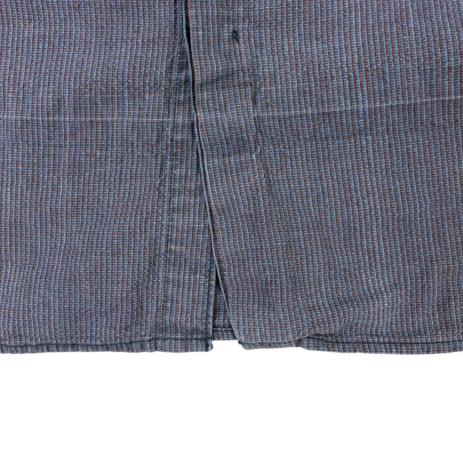 Visvim 14SS Long Rider Check Button Up Blue