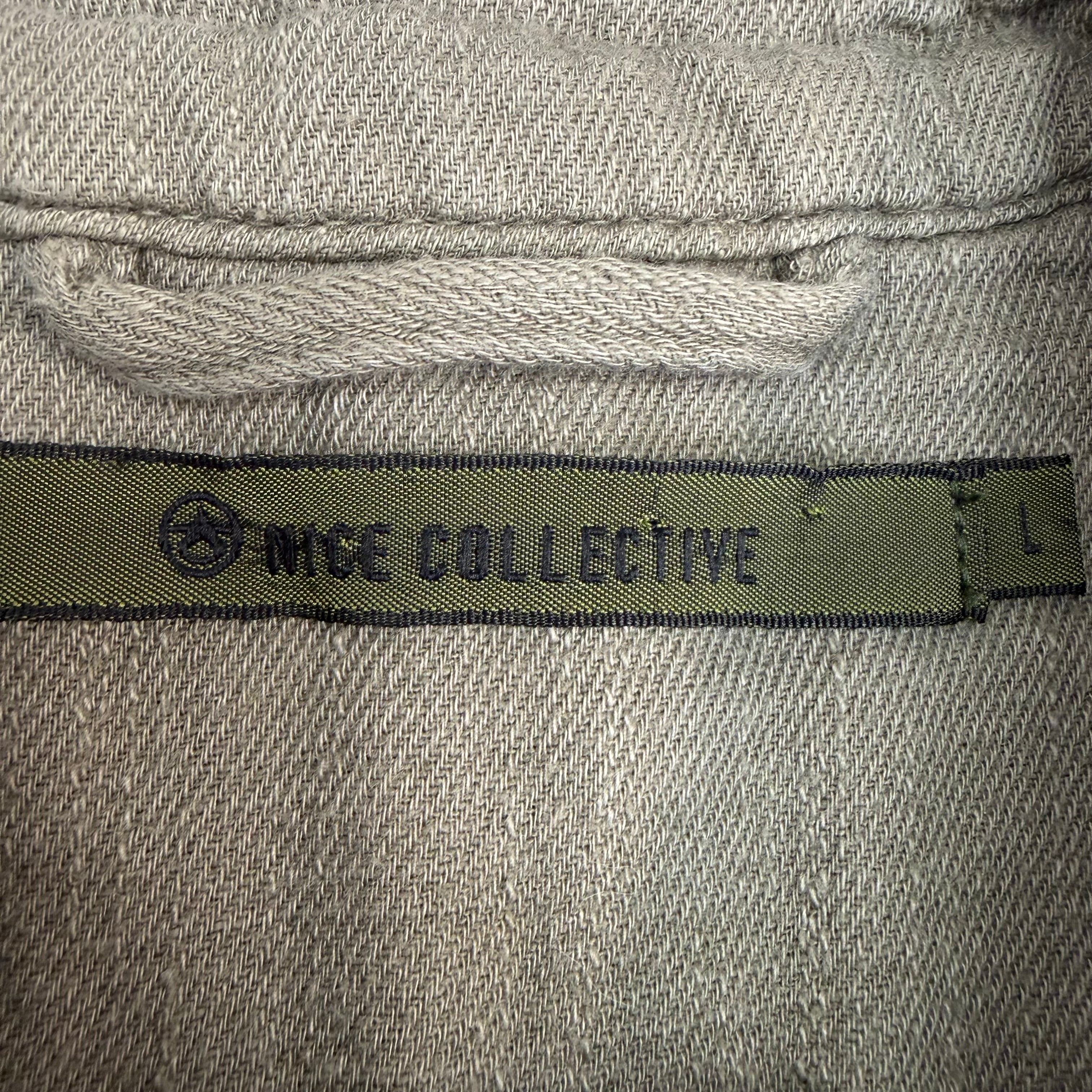 (W) Vintage Nice Collective Utility Jacket Olive Green