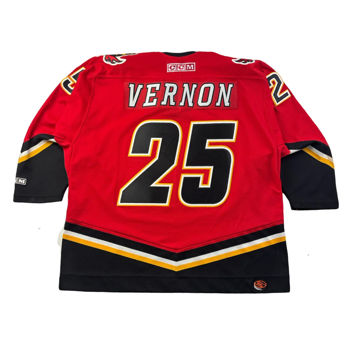 Vintage CCM Calgary Flames Mike Vernon NHL Home Jersey