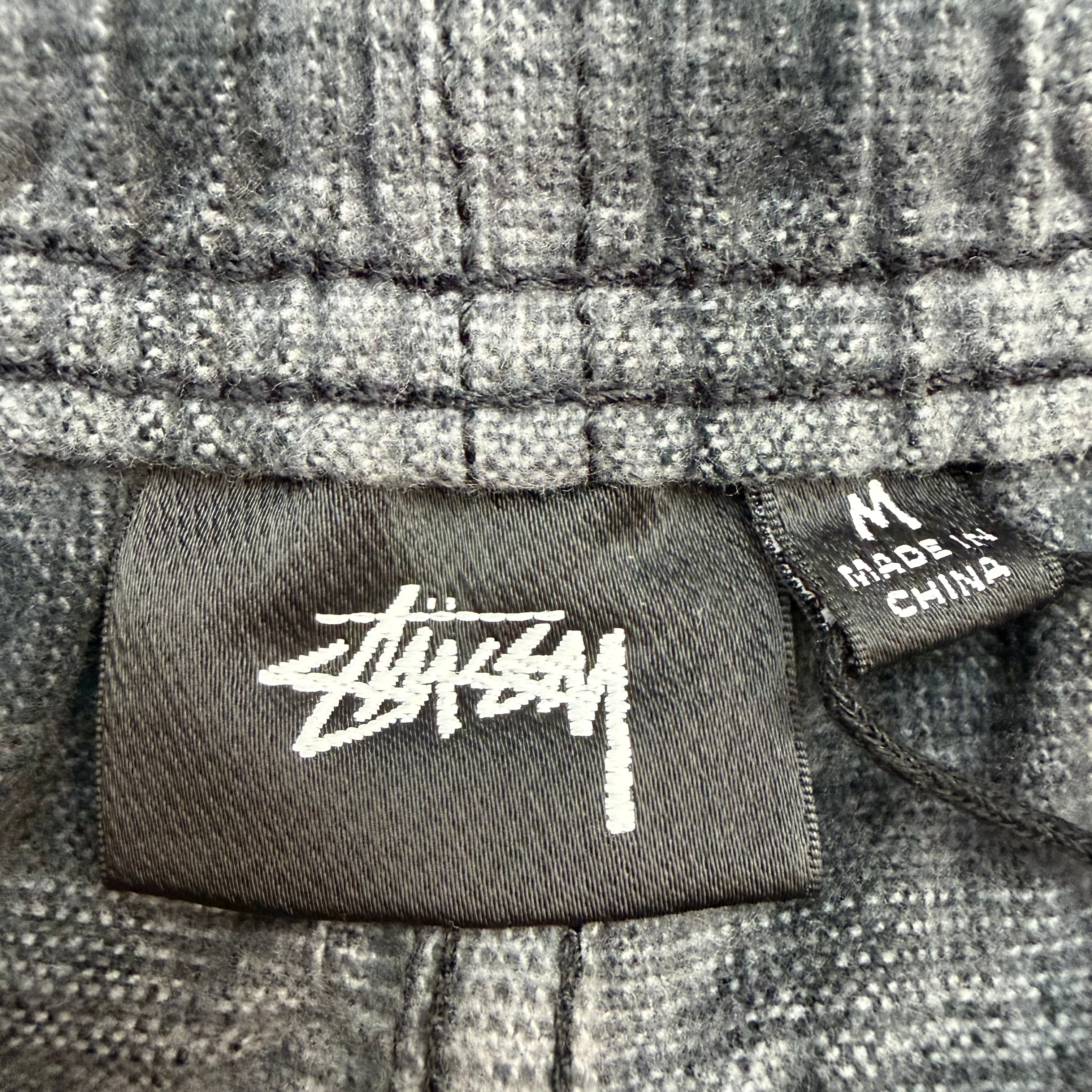 Stussy Baggy Beach Short Plaid Black