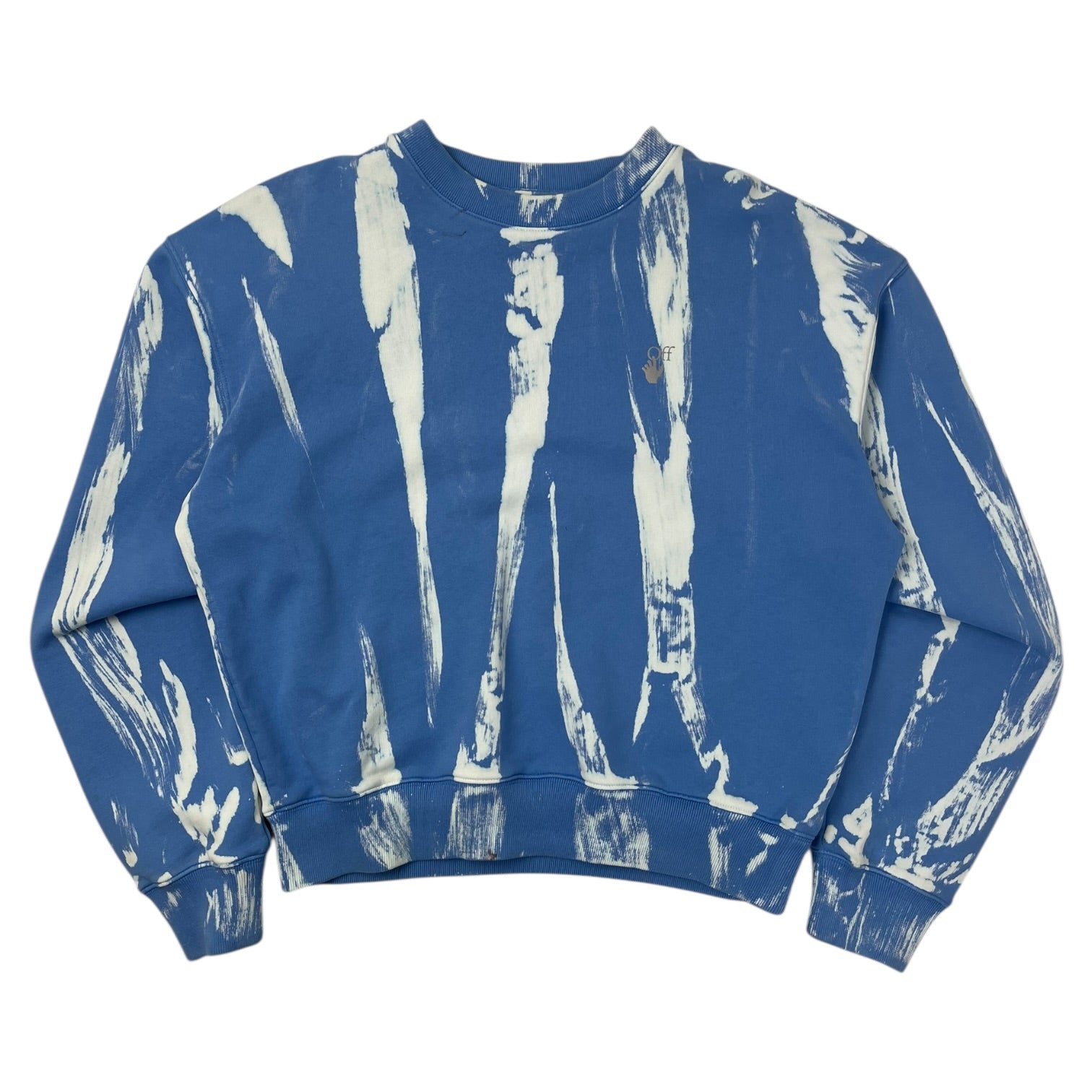Off-White Reflective Arrows Tie-Dye Crewneck