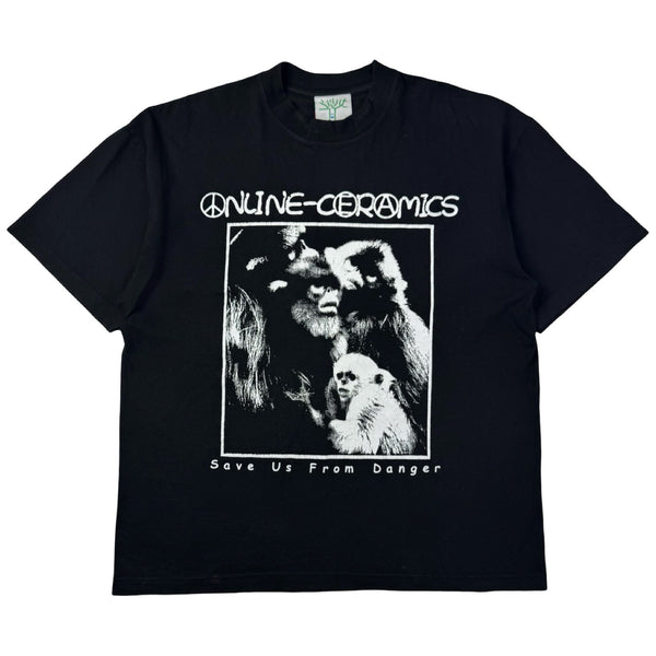 Online Ceramics Stop Animal Testing T-Shirt Black