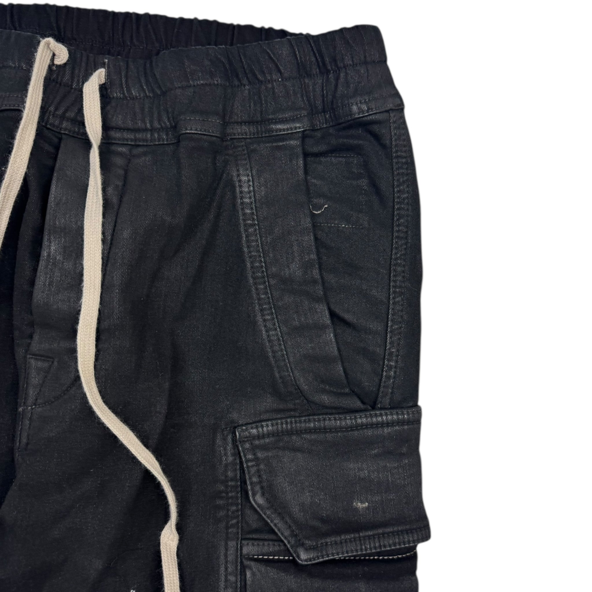 DRKSHDW Rick Owens Denim Mastodon Cut In Black