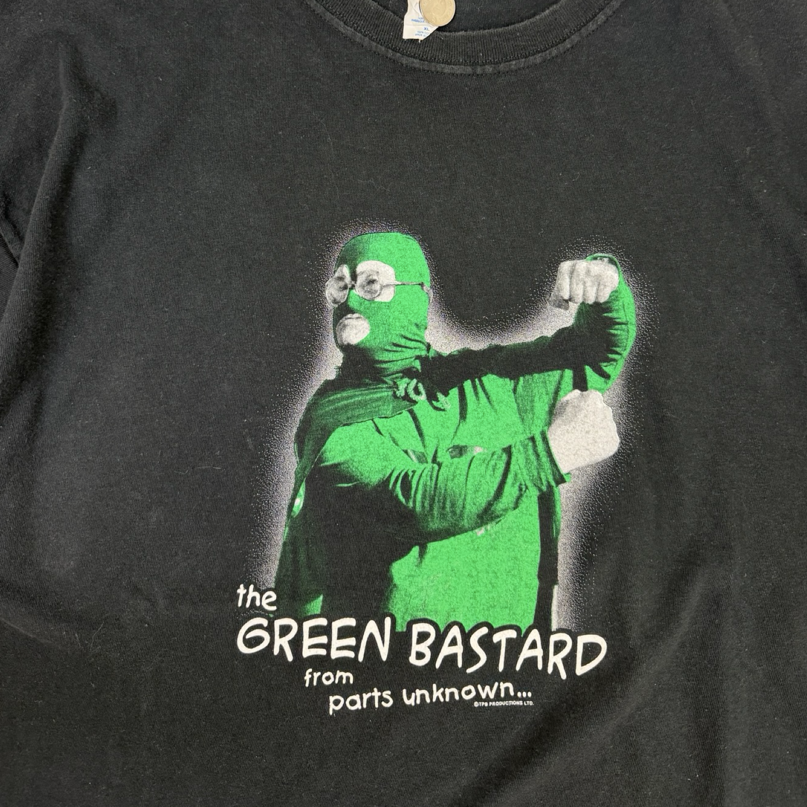 Vintage Trailer Park Boys Green Bastard T-Shirt Black