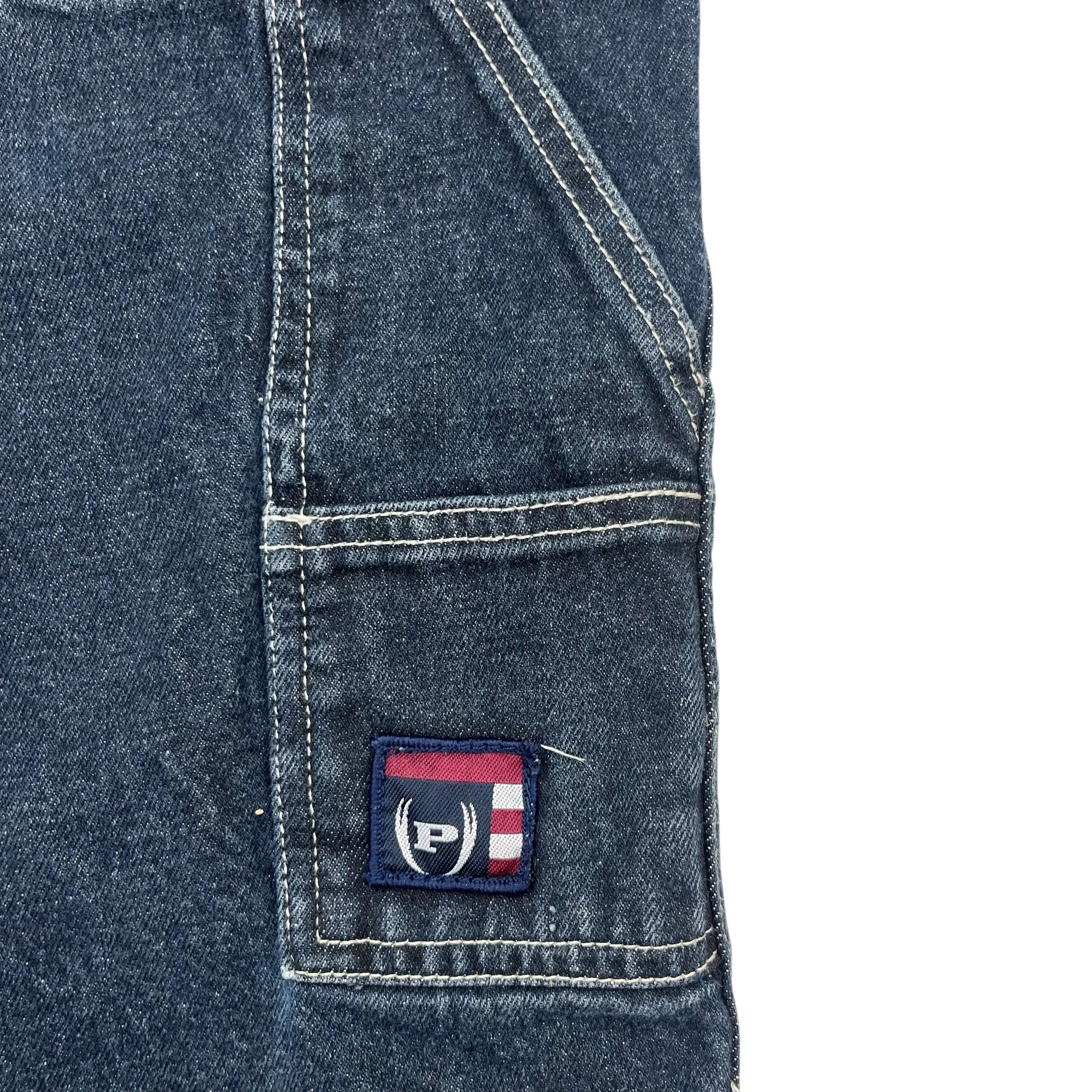 Vintage Y2K Phat Farm Denim Shorts Dark Wash Blue