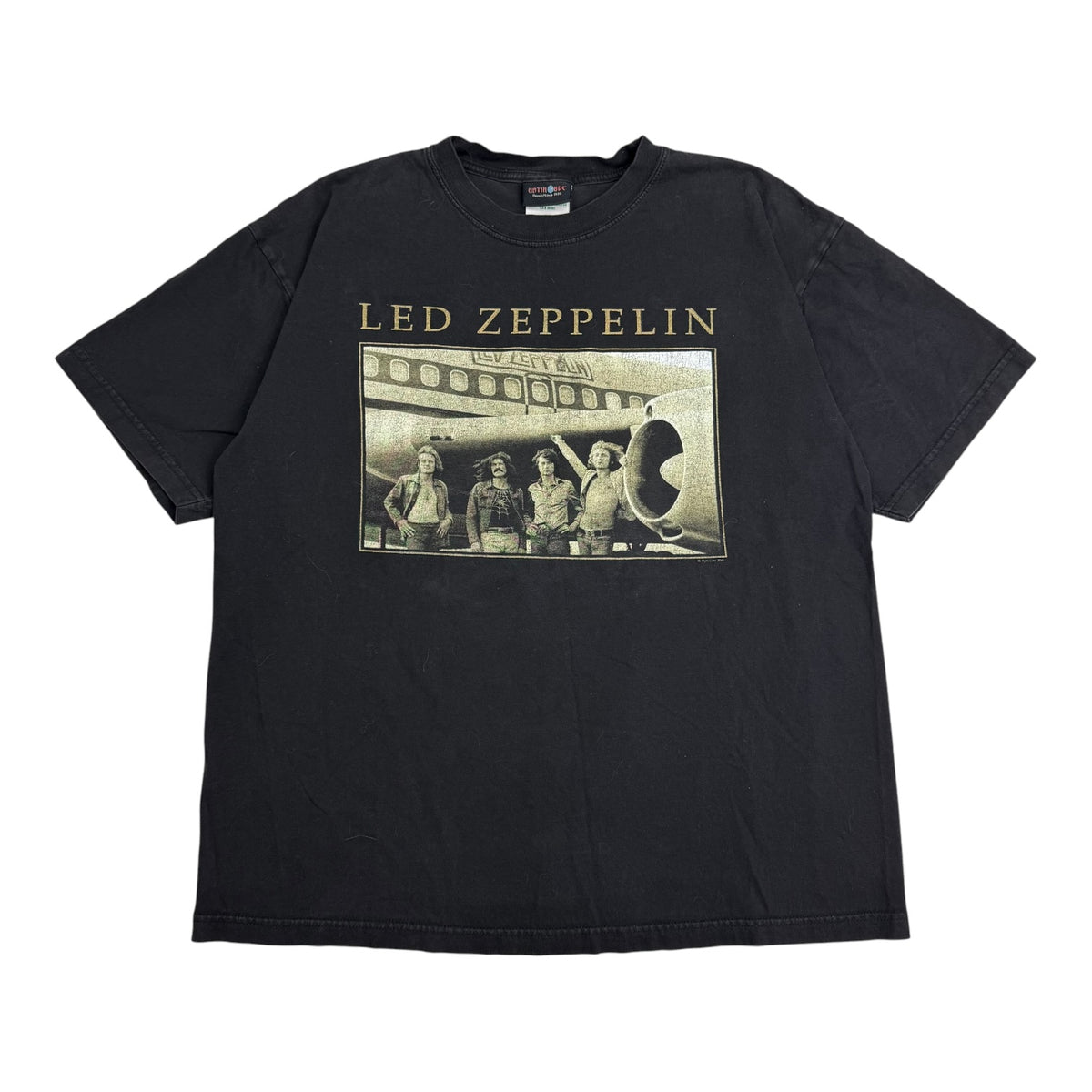 Vintage Led Zeppelin Star Ship Tee Black