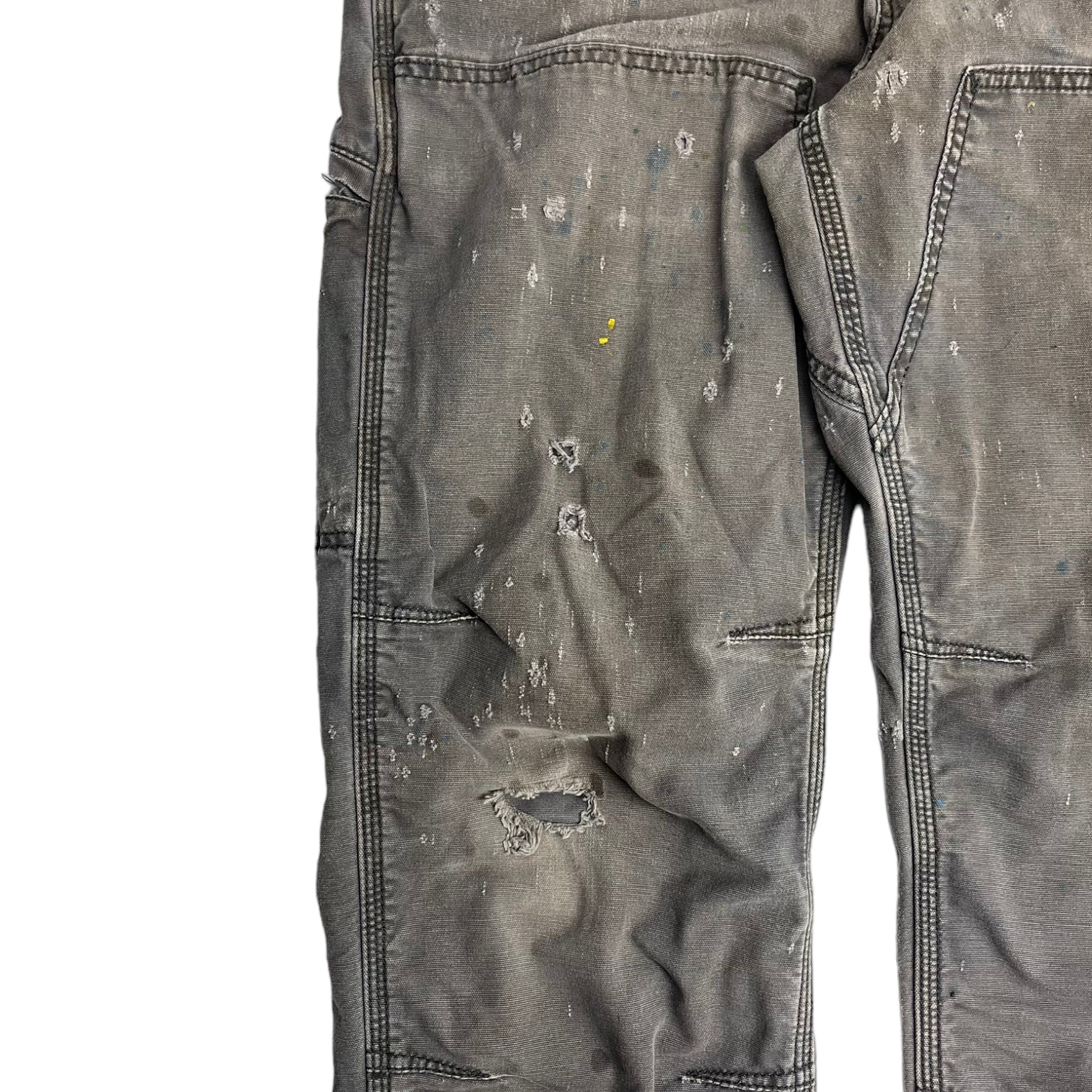 Carhartt Double Knee Paint Splatter Slate Grey