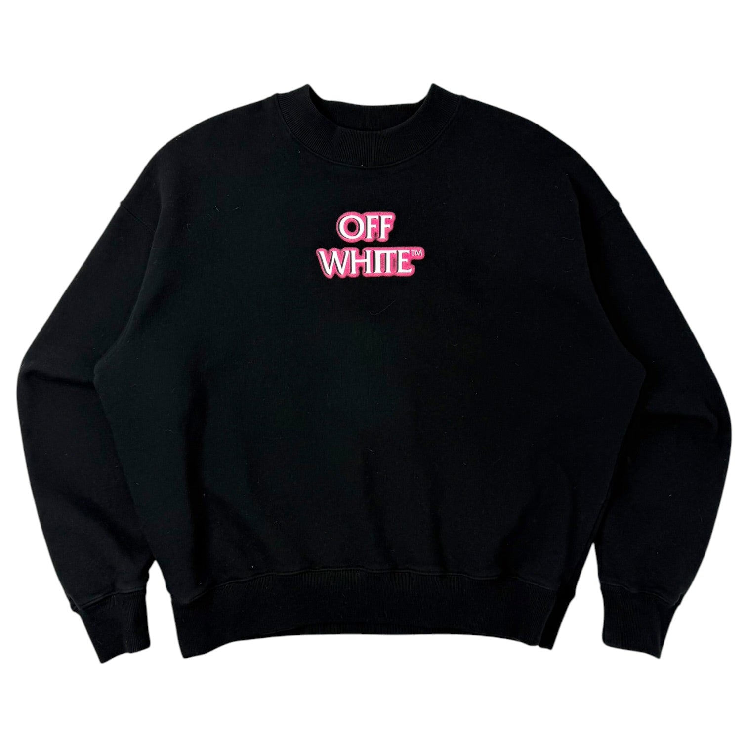 Off-White Neon Emotion Crewneck Black
