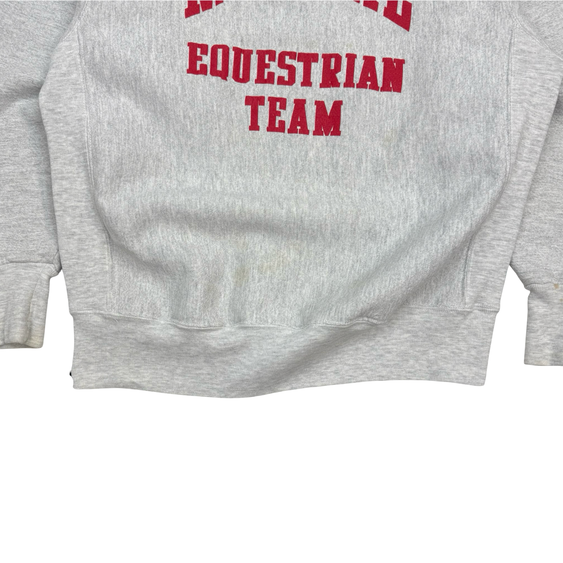 Vintage N.C. State Equestrian Team Crewneck Grey