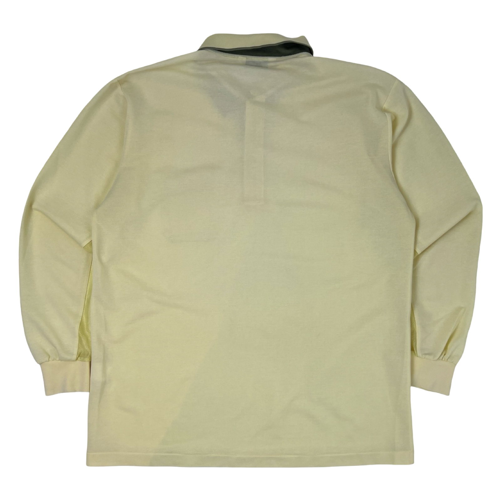 Vintage Balenciaga Long Sleeve Polo Shirt Yellow