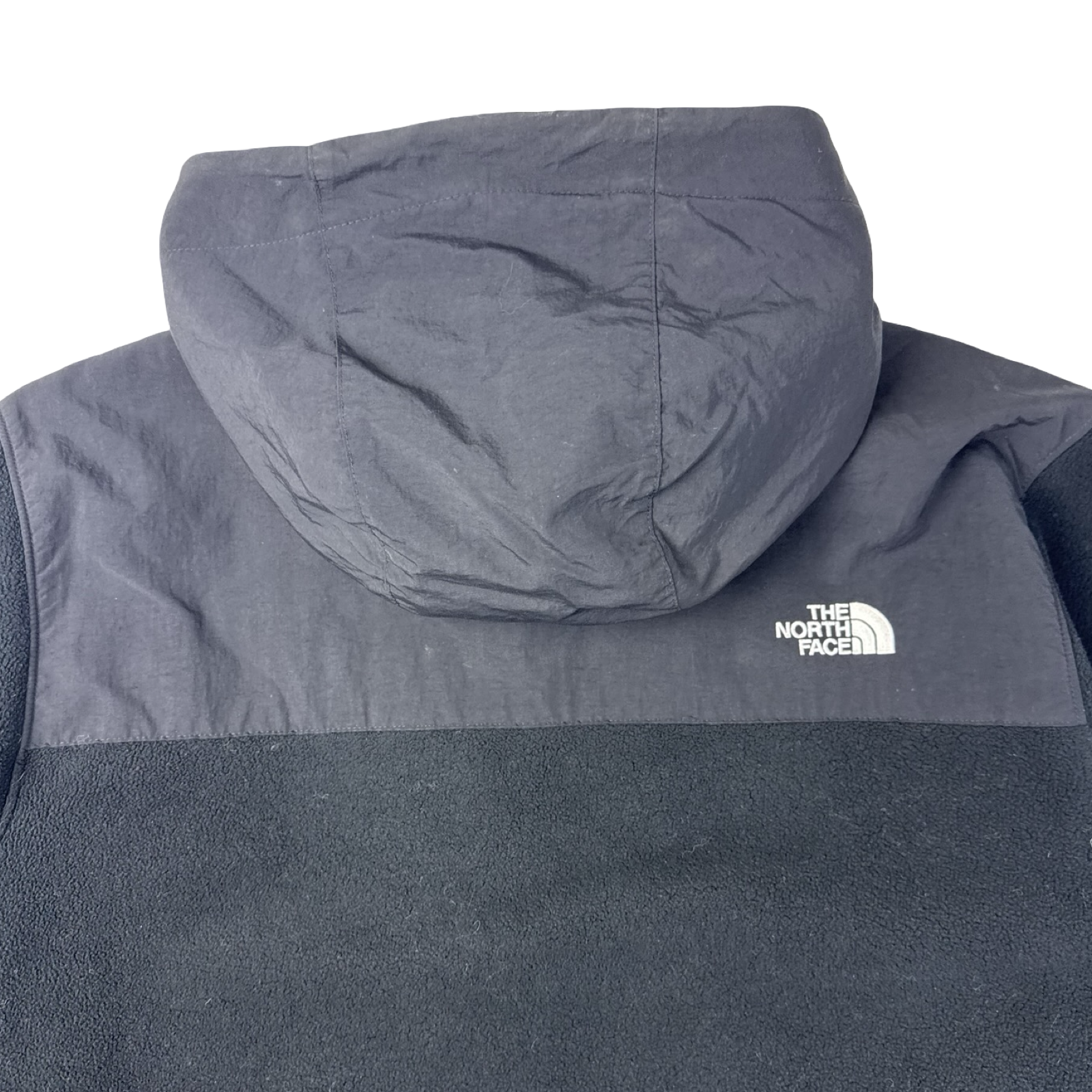 The North Face Denali Hooded Zip Up Jacket Black