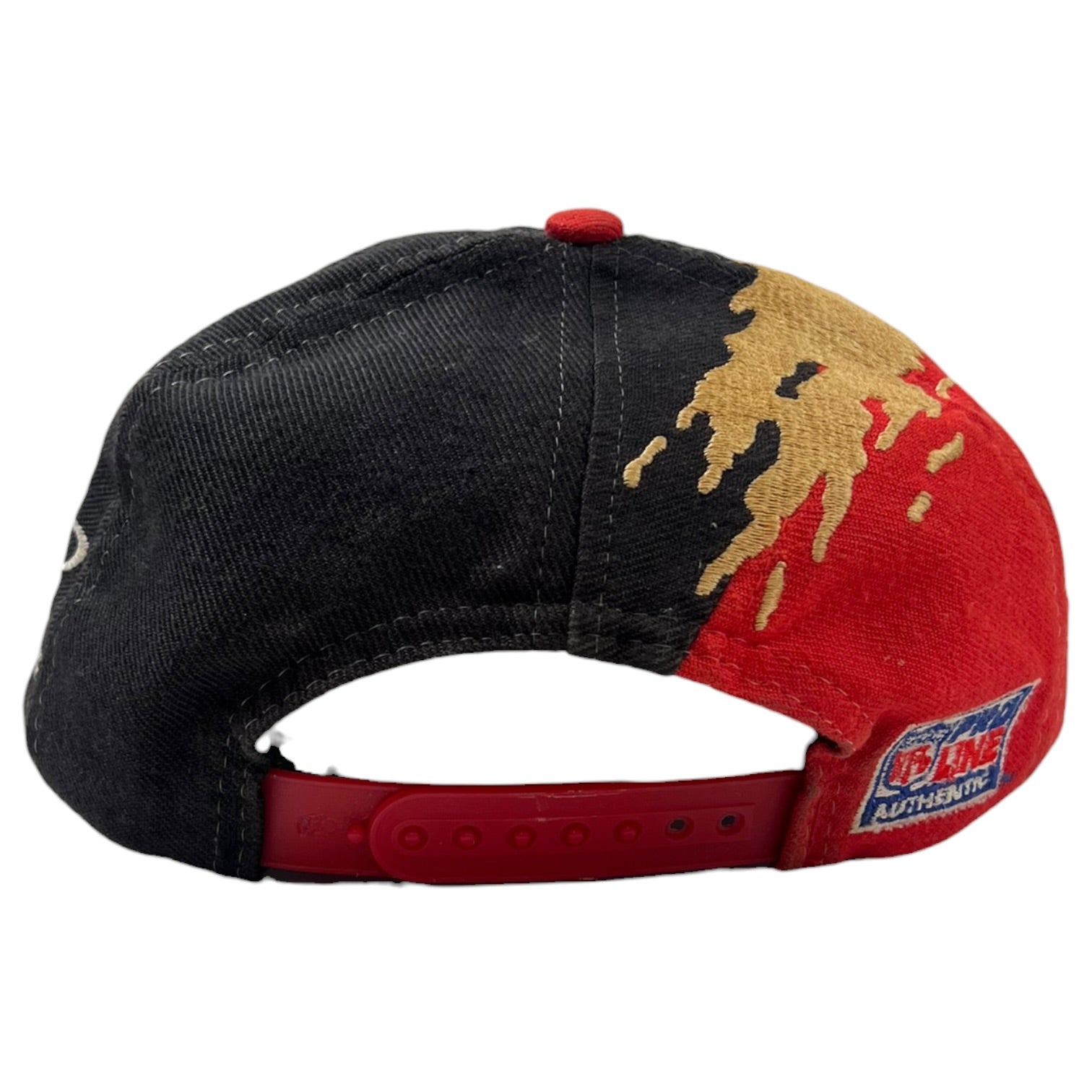Vintage San Francisco 49ers “Splash” Snapback Hat Red