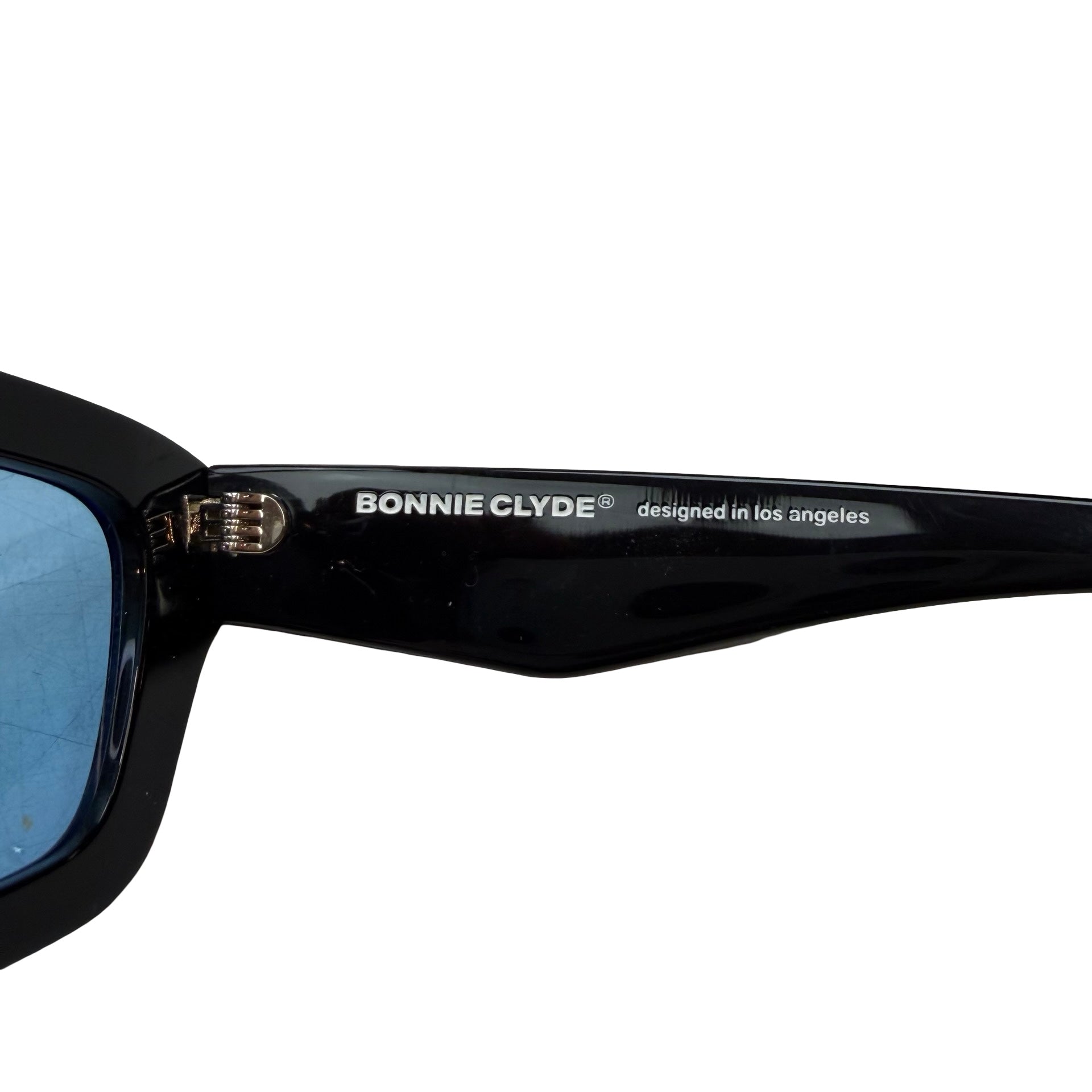 (W) Bonnie Clyde Karate Sunglasses Black/Blue