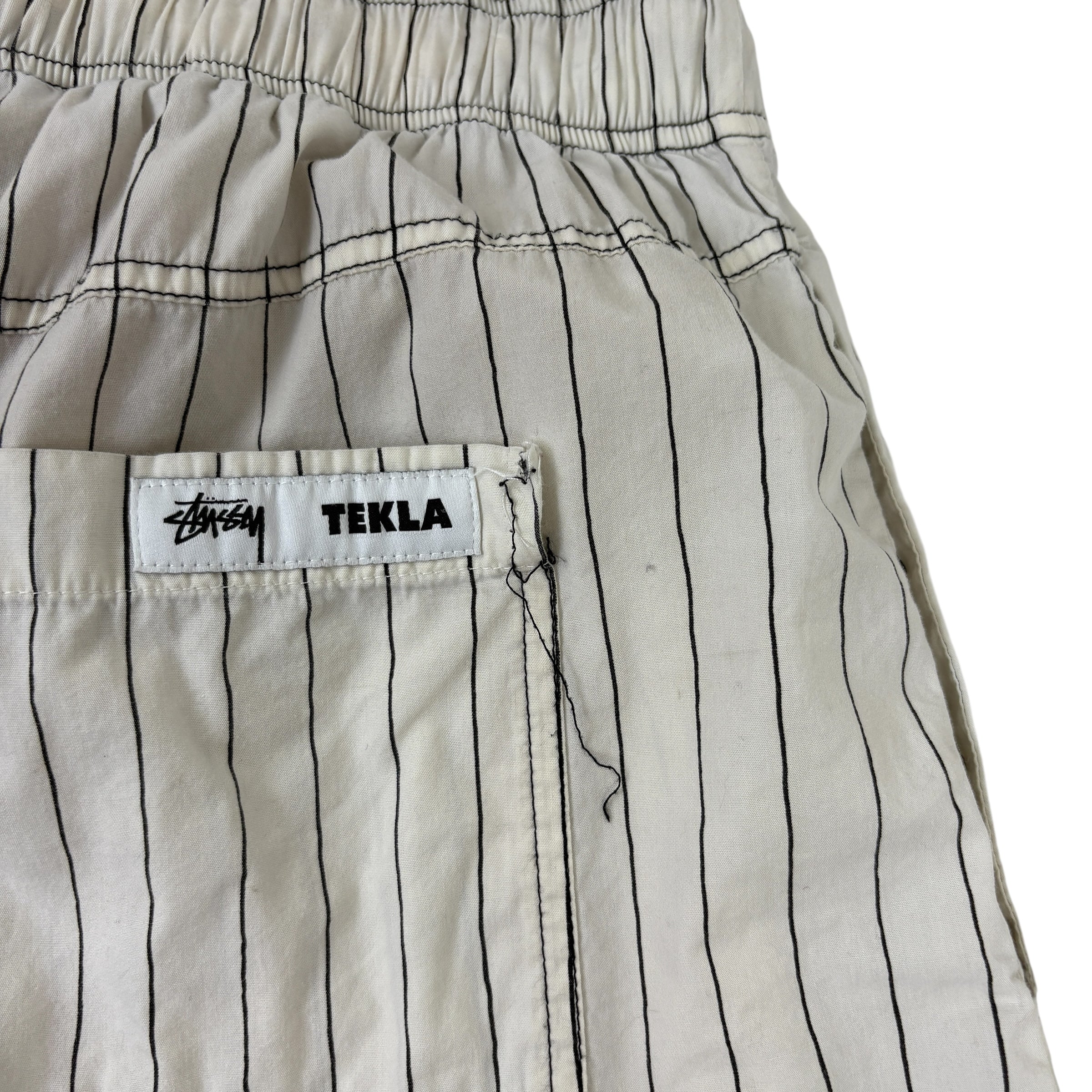 Stussy Tekla Poplin Pyjama Shorts White