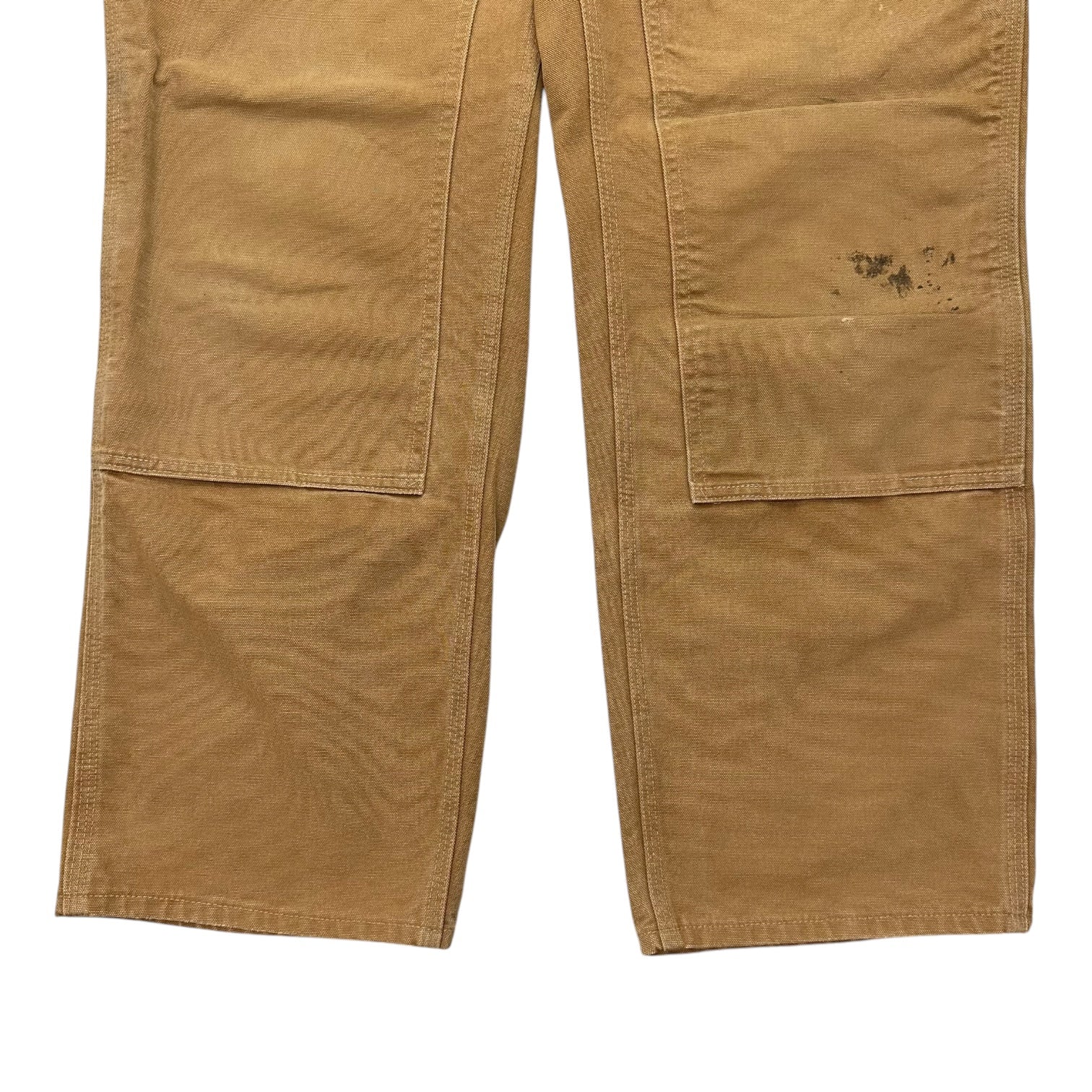 Vintage Carhartt Made In USA Double Knee Pants Tan