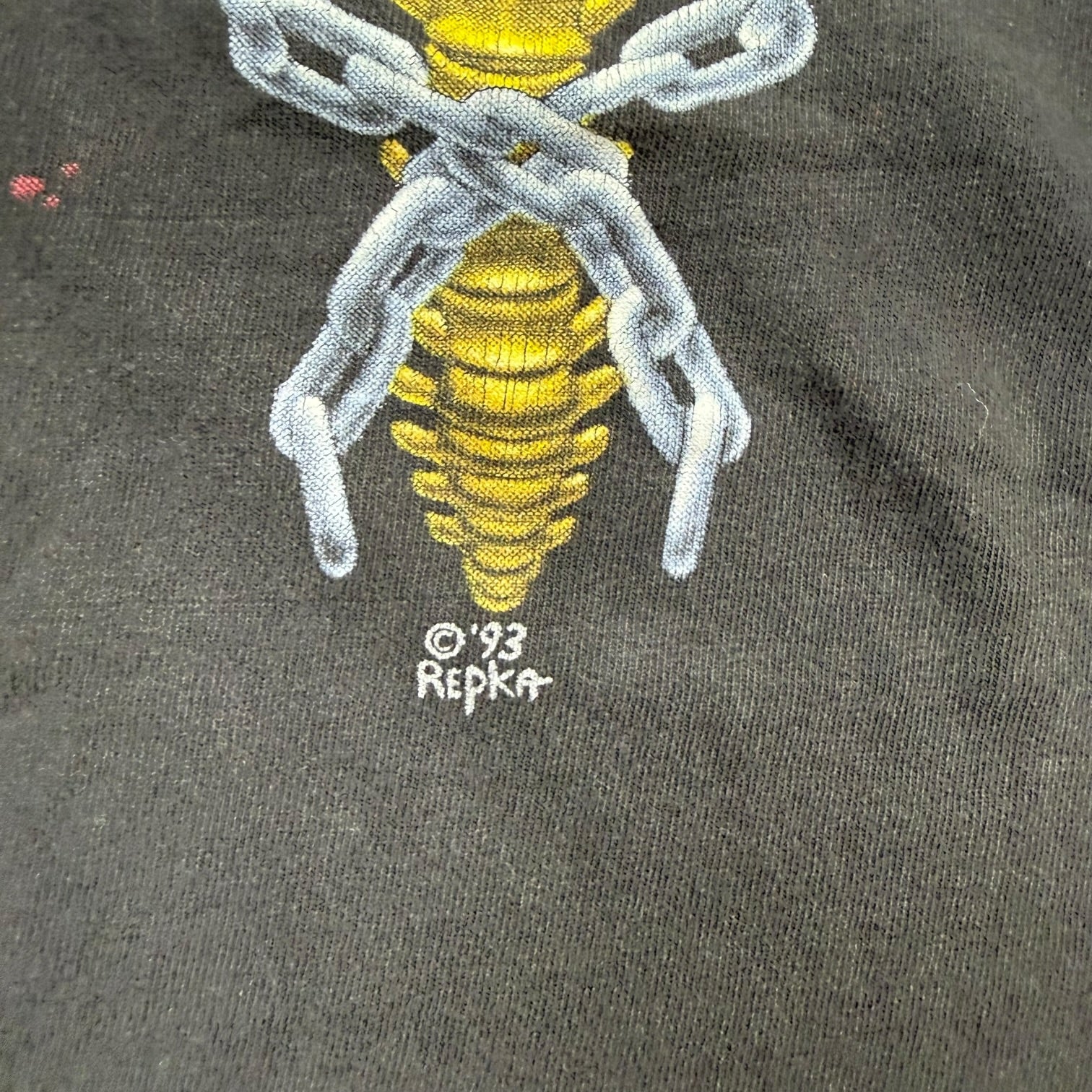 1993 MegaDeath Dr Vic Is In Tee Black