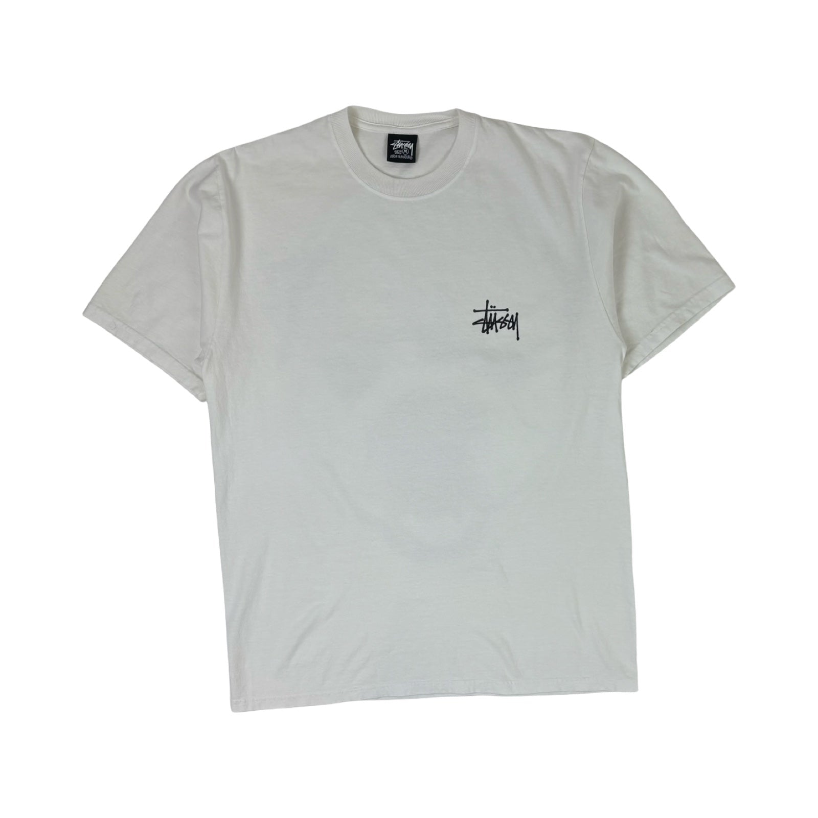 Stüssy Big Dog Stone Washed Tee White