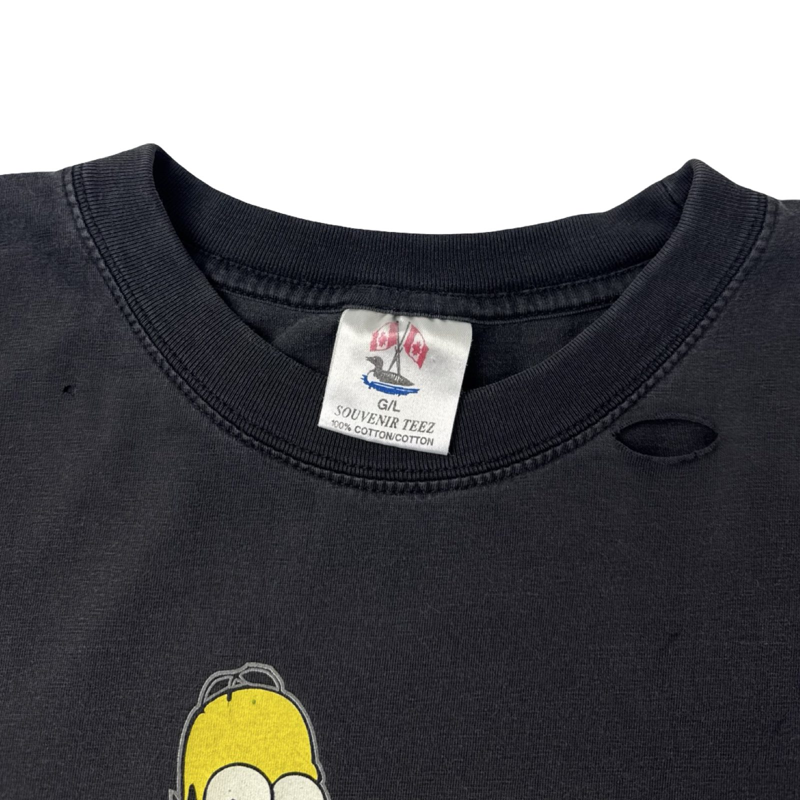 Vintage The Simpsons Beer On The Couch T-Shirt