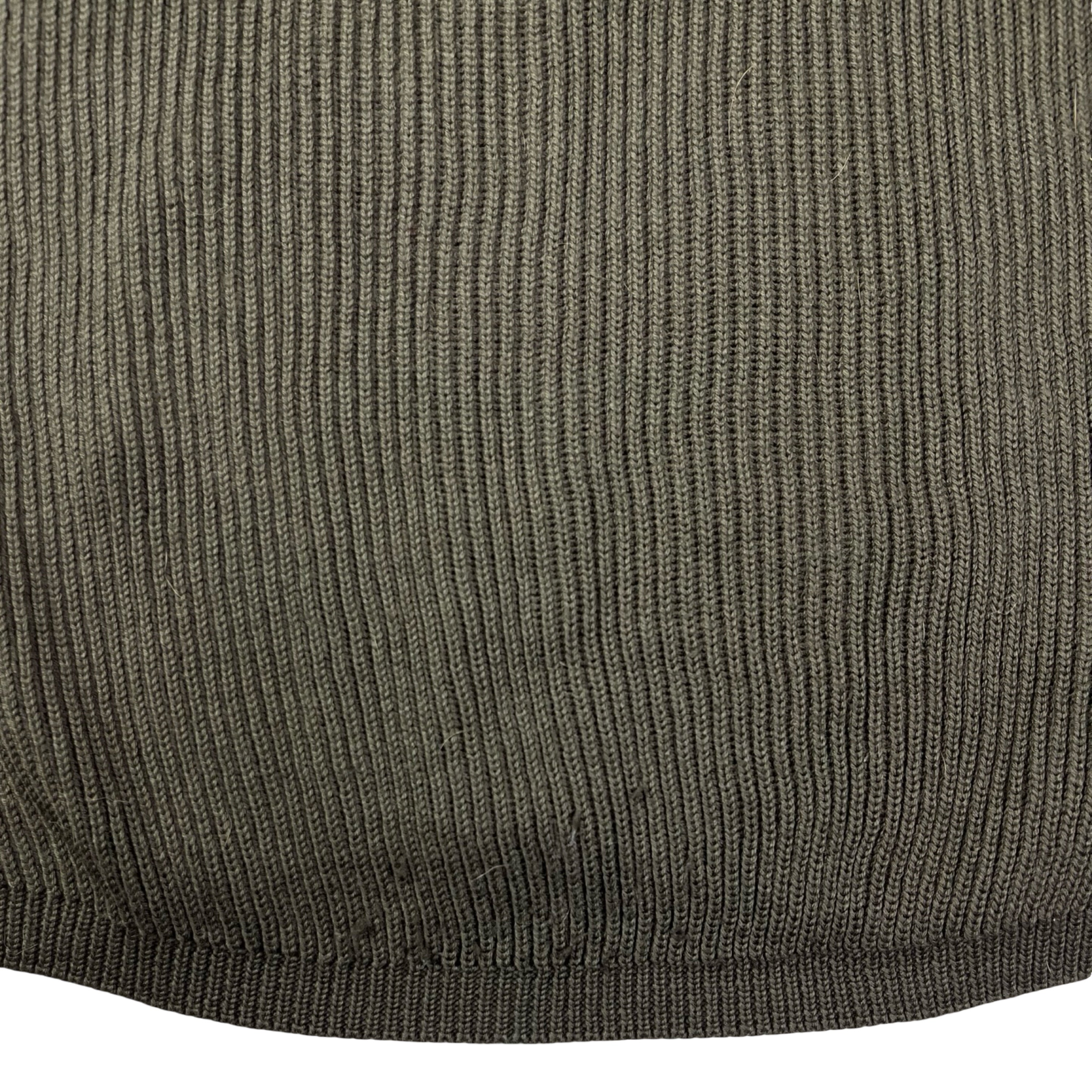C.P. Company High Neck Zip Up Cardigan