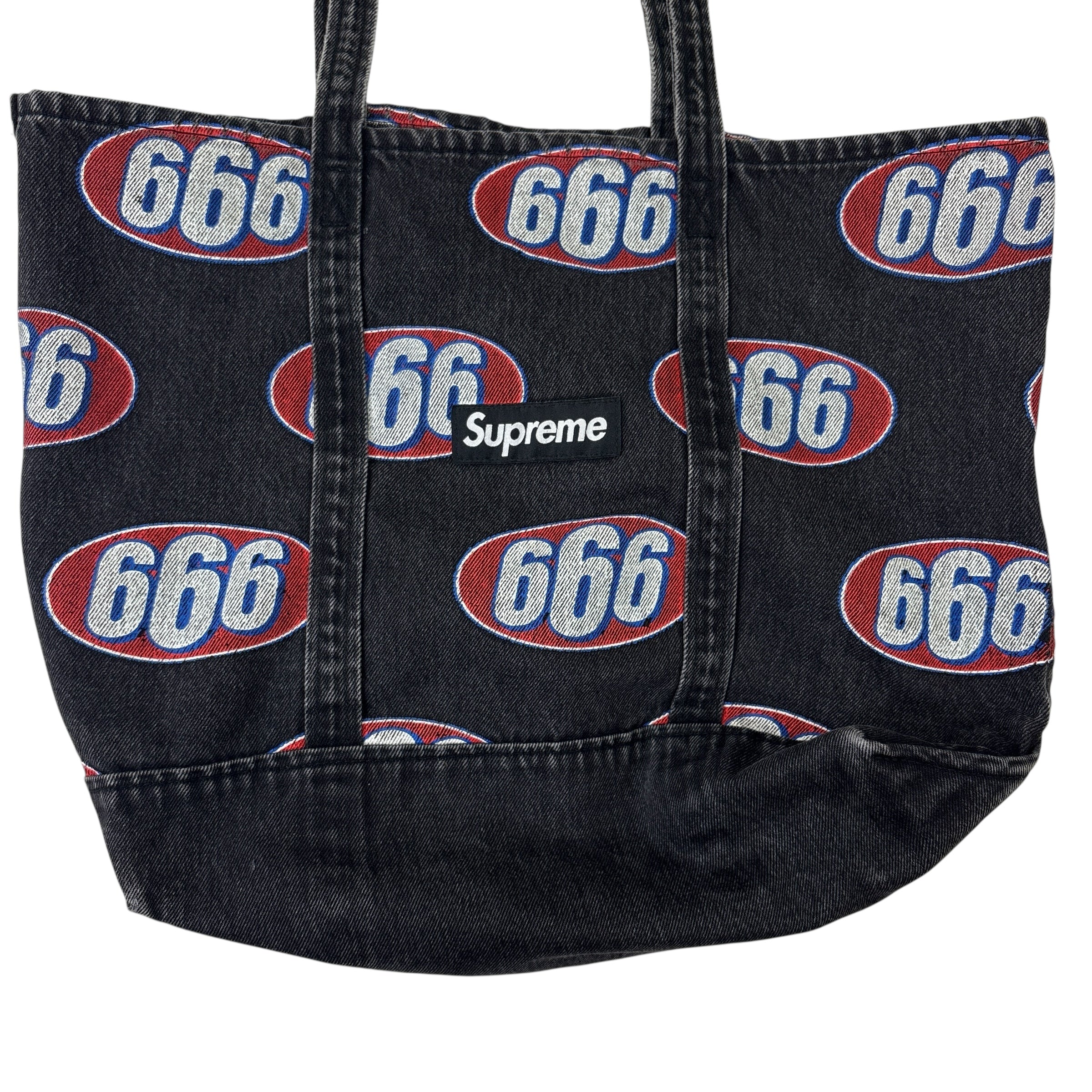 Supreme 666 Tote Bag Black