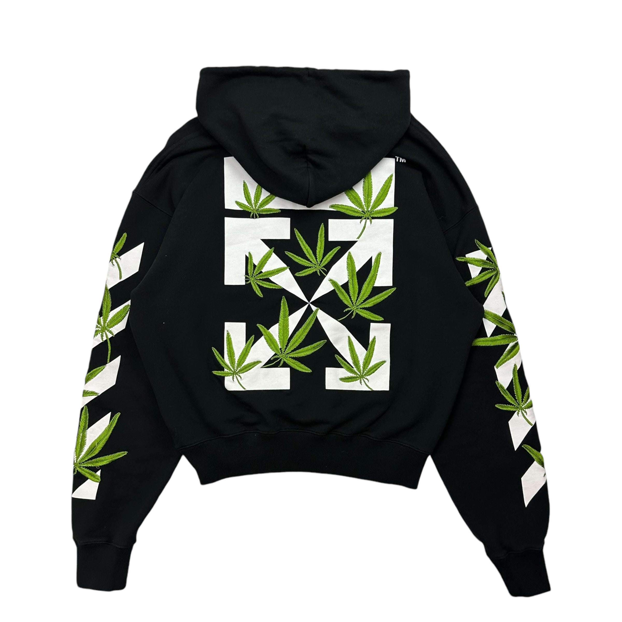 OFF-WHITE Weed Arrows OTH Hoodie Black