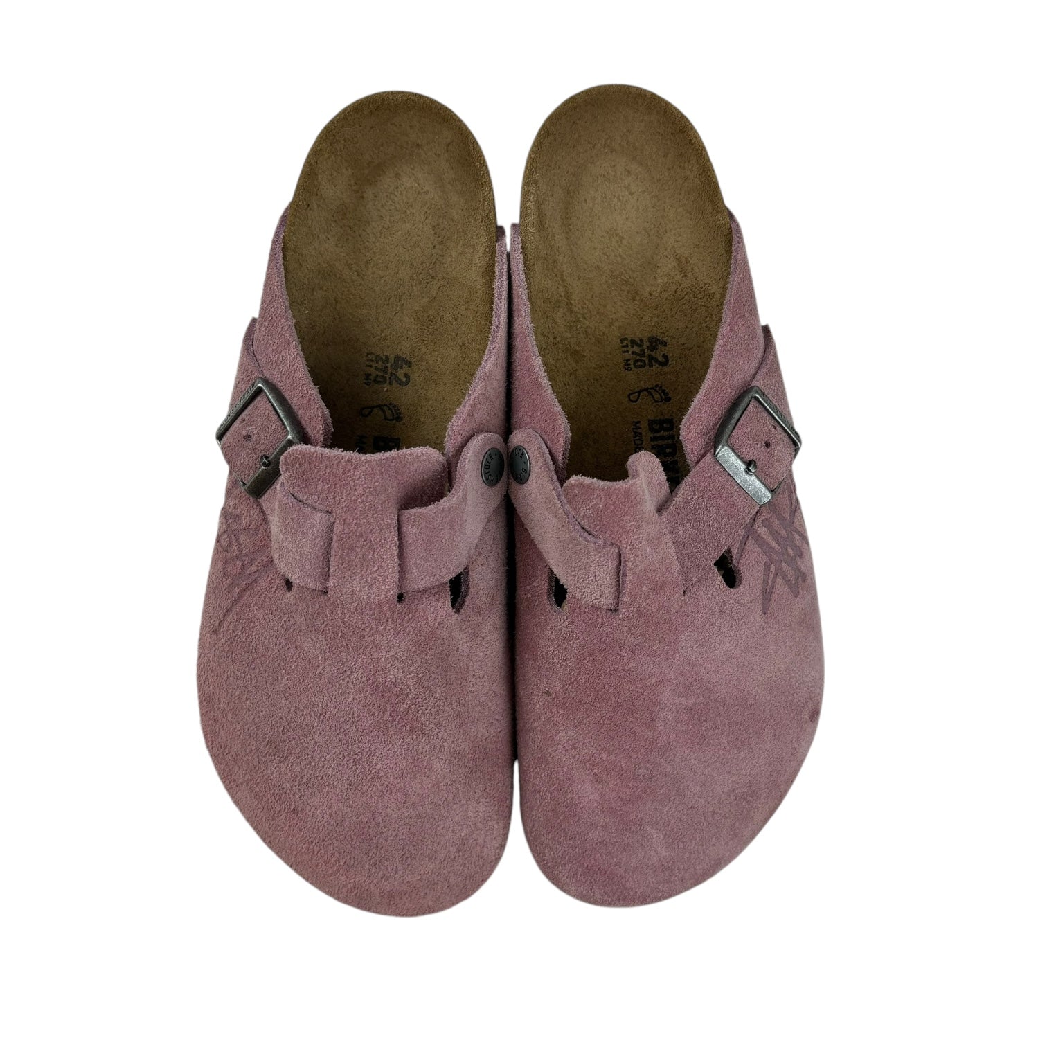 Stussy x Birkenstock Boston Clog Dusty Pink (2021) (Used)