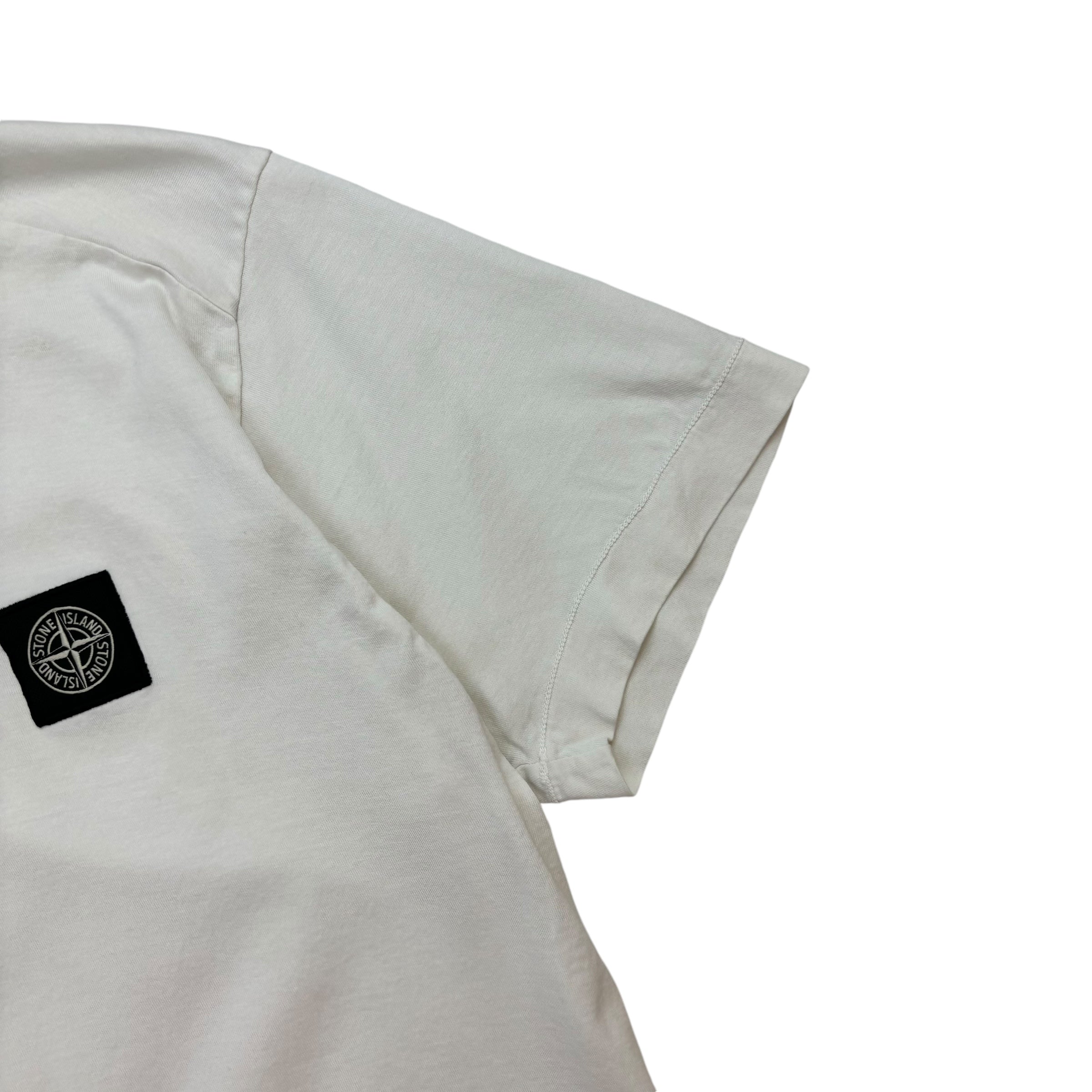 Stone Island Logo Tee White