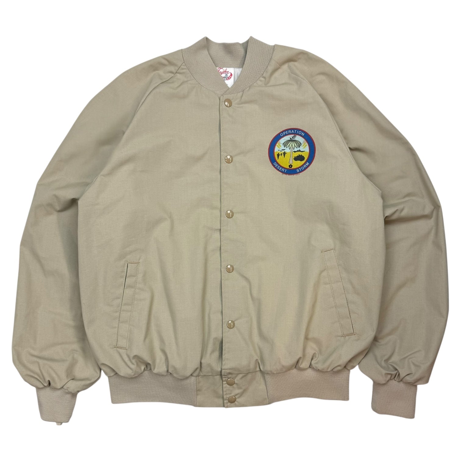 Vintage Desert Storm Bomber Jacket Tan