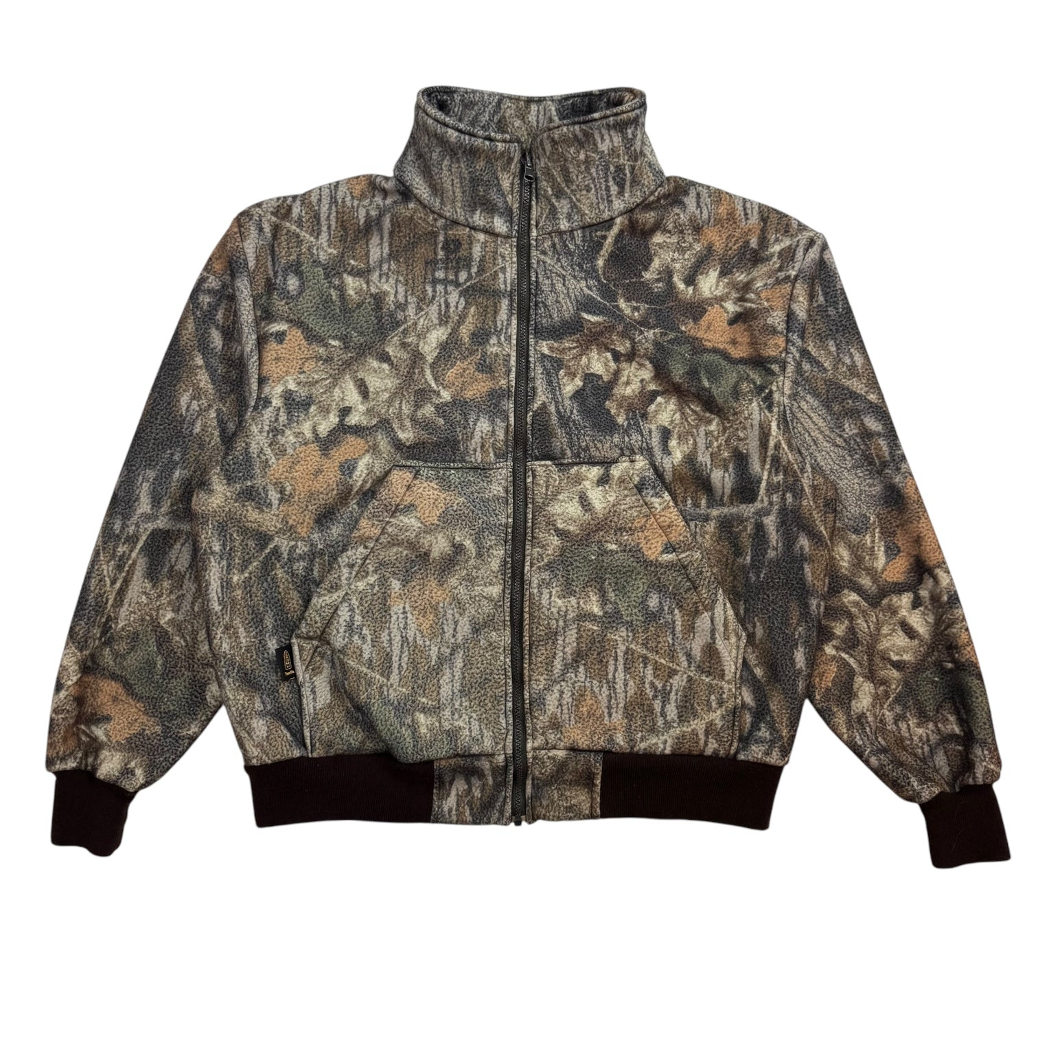 Vintage Mossy Oak Fleece Jacket Camo