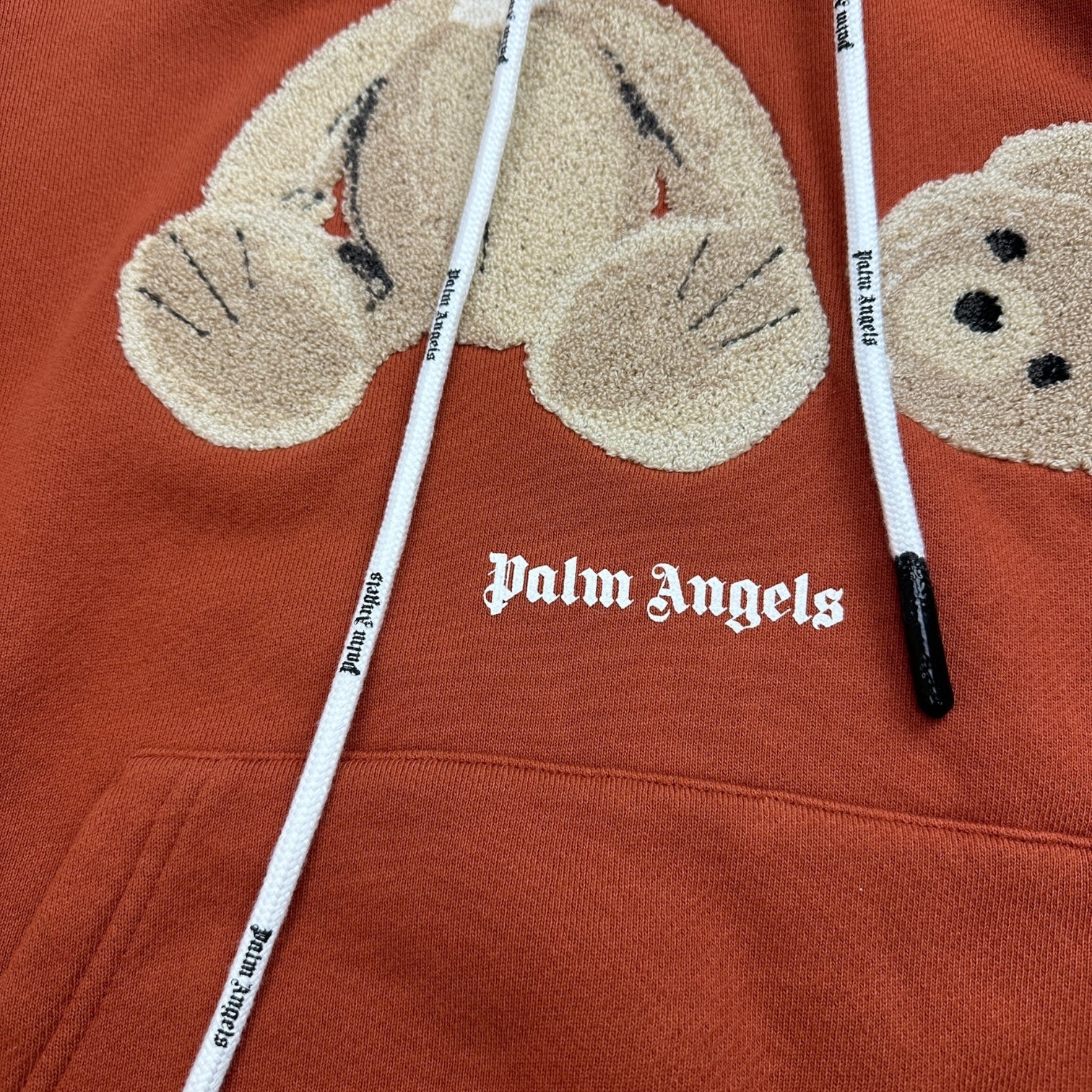 Palm Angels Bear Hoodie Burnt Orange