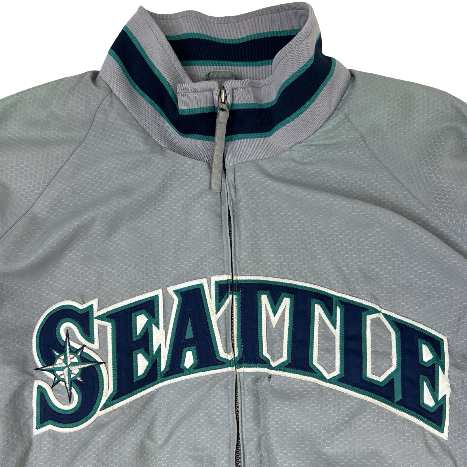 Vintage Seattle Mariners Dugout Jacket Grey